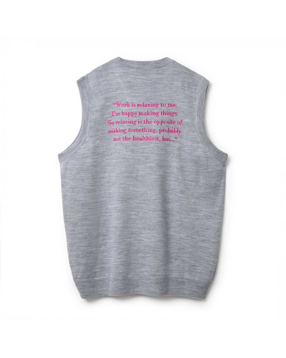 Samplee KNIT LOGO VEST(サンプリー ニットロゴベスト)|ONLINE BOUTIQUE(オンラインブティック)