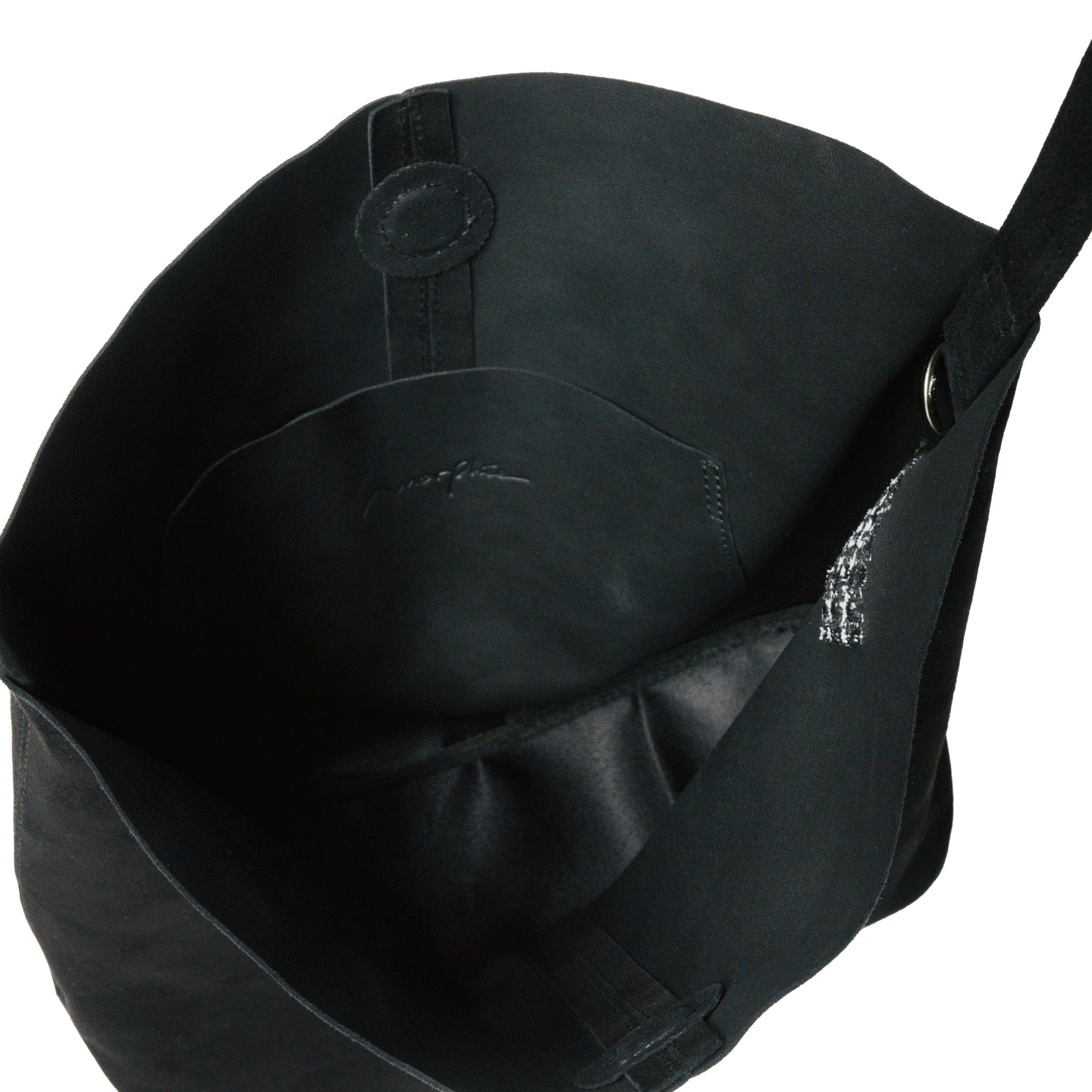 Morphee × BOUTIQUE  OIL SUEDE BLACK BAG(モルフェ×ブティックオイルスエードブラックバッグ)|ONLINE BOUTIQUE(オンラインブティック)