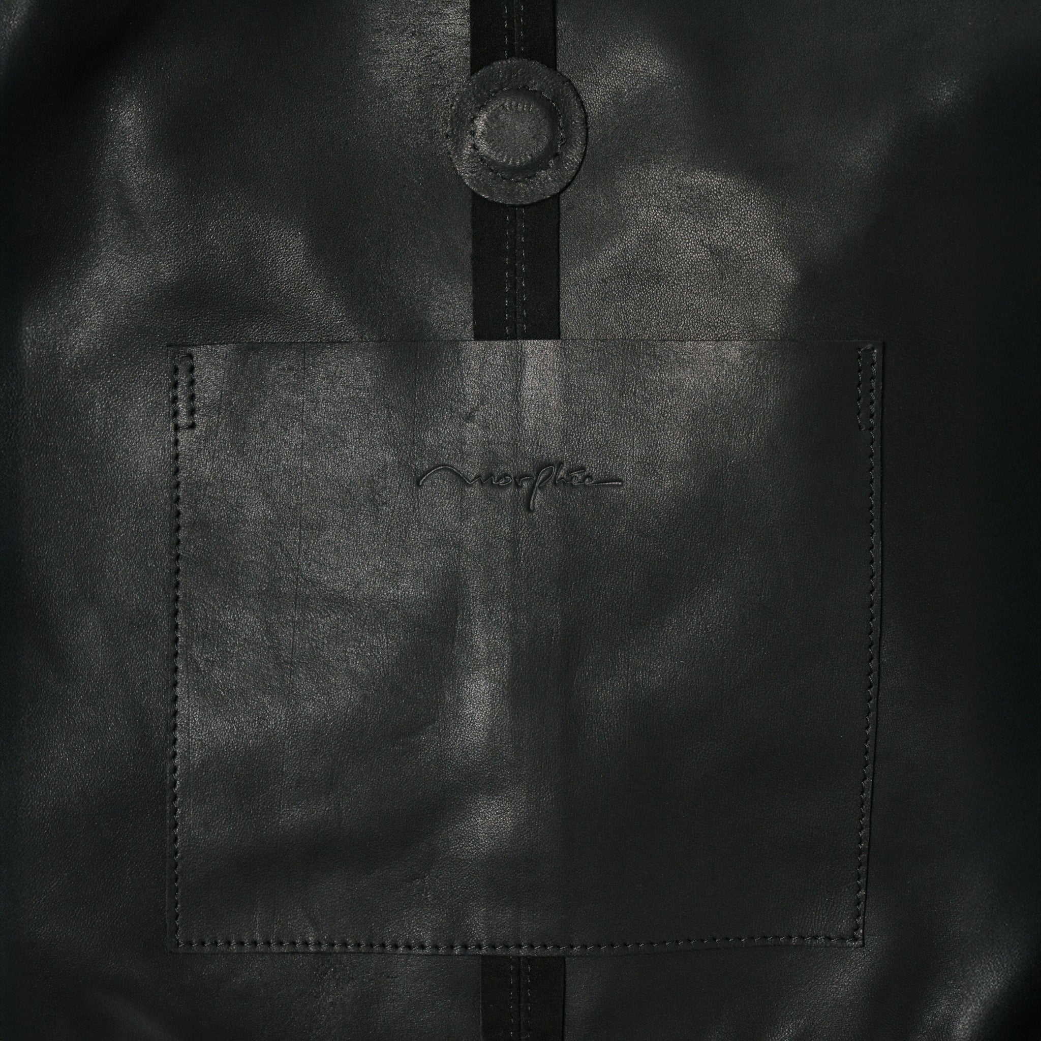 Morphee × BOUTIQUE  OIL SUEDE BLACK BAG(モルフェ×ブティックオイルスエードブラックバッグ)|ONLINE BOUTIQUE(オンラインブティック)