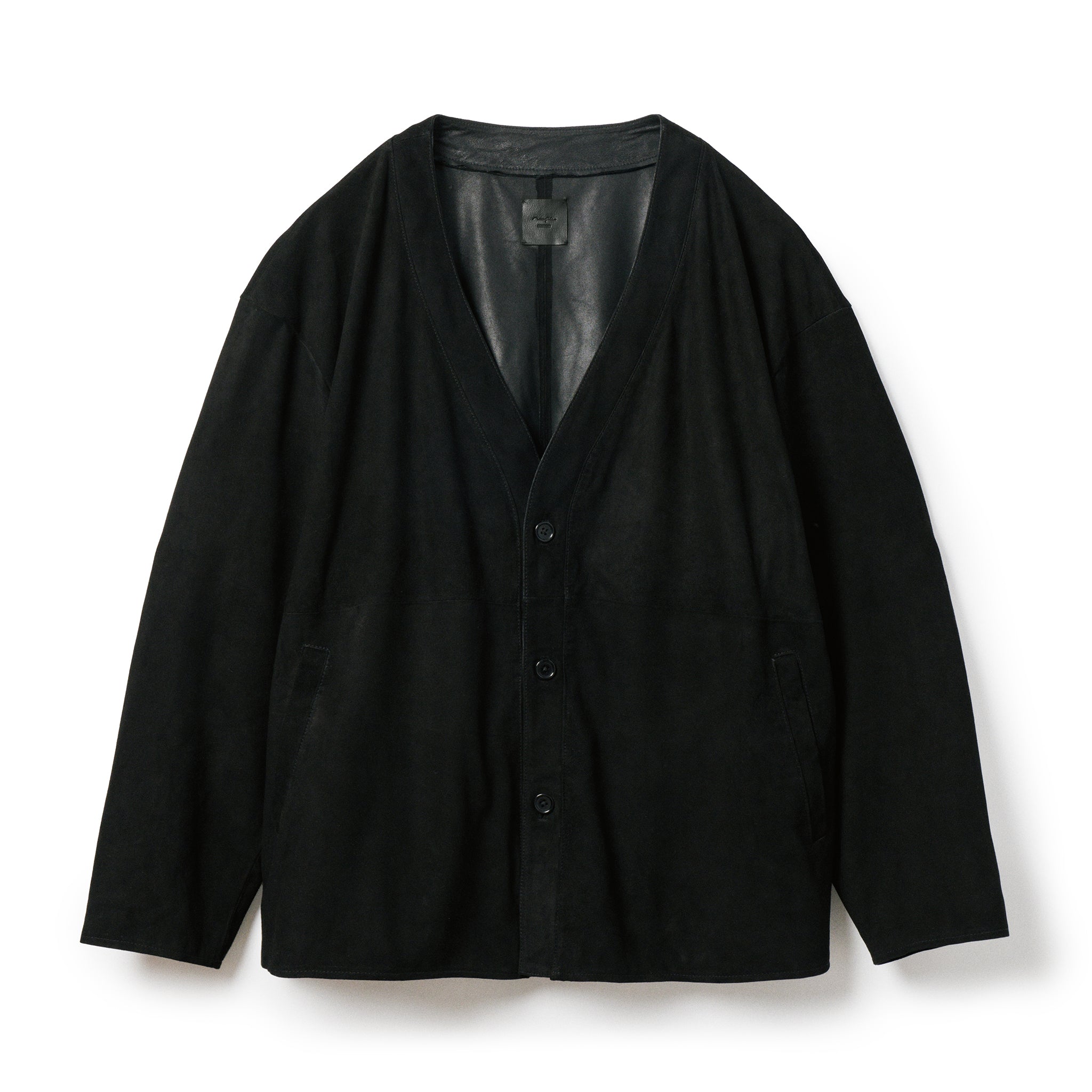 Morphee × BOUTIQUE SUEDE BLACK CARDIGAN JACKET（モルフェ