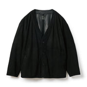 Morphee × BOUTIQUE  SUEDE BLACK CARDIGAN JACKET(モルフェ×ブティックスエードブラックカーディガンジャケット)|ONLINE BOUTIQUE(オンラインブティック)