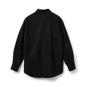 Morphee × BOUTIQUE  SUEDE BLACK SHIRT(モルフェ×ブティックスエードブラックシャツ)|ONLINE BOUTIQUE(オンラインブティック)