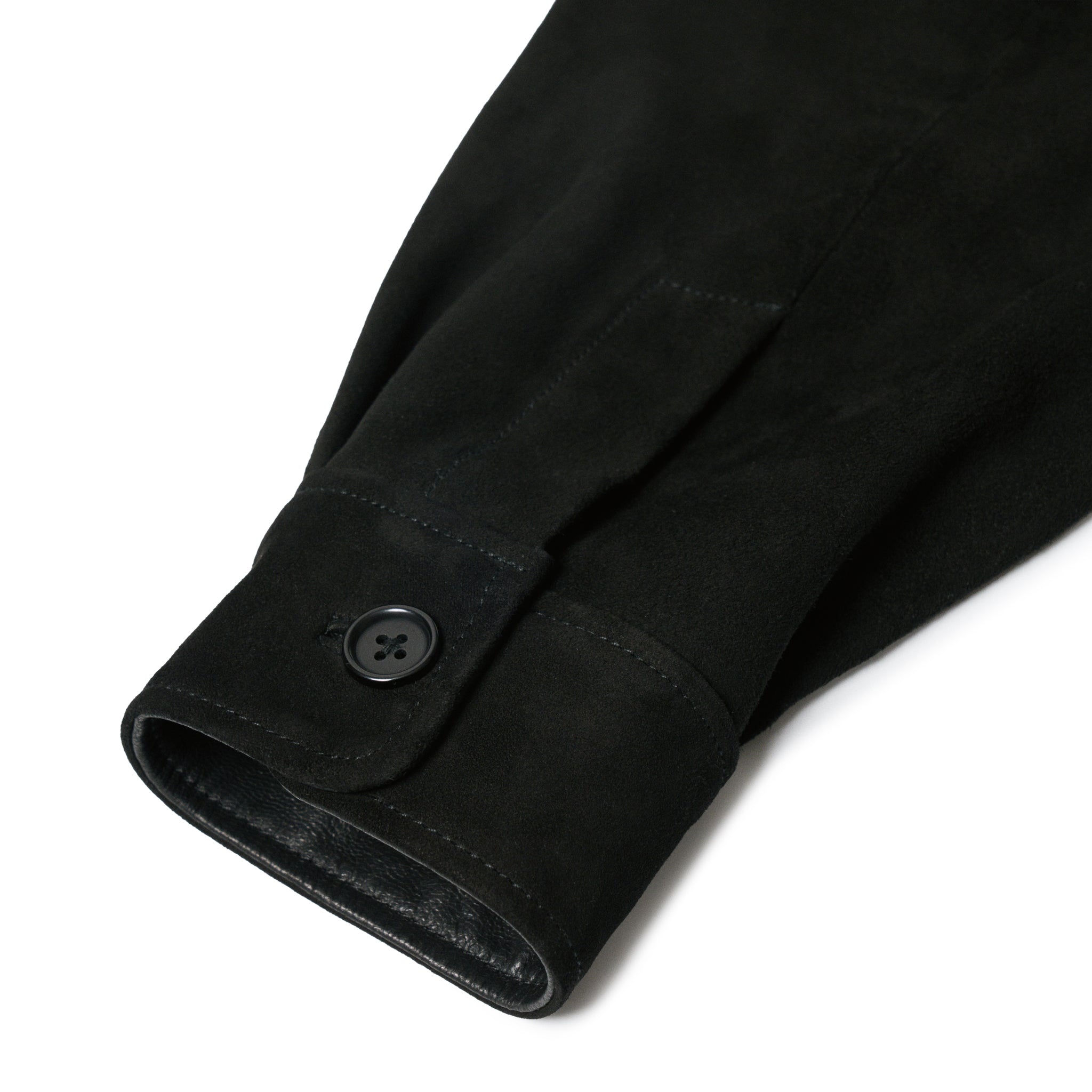 Morphee × BOUTIQUE  SUEDE BLACK SHIRT(モルフェ×ブティックスエードブラックシャツ)|ONLINE BOUTIQUE(オンラインブティック)
