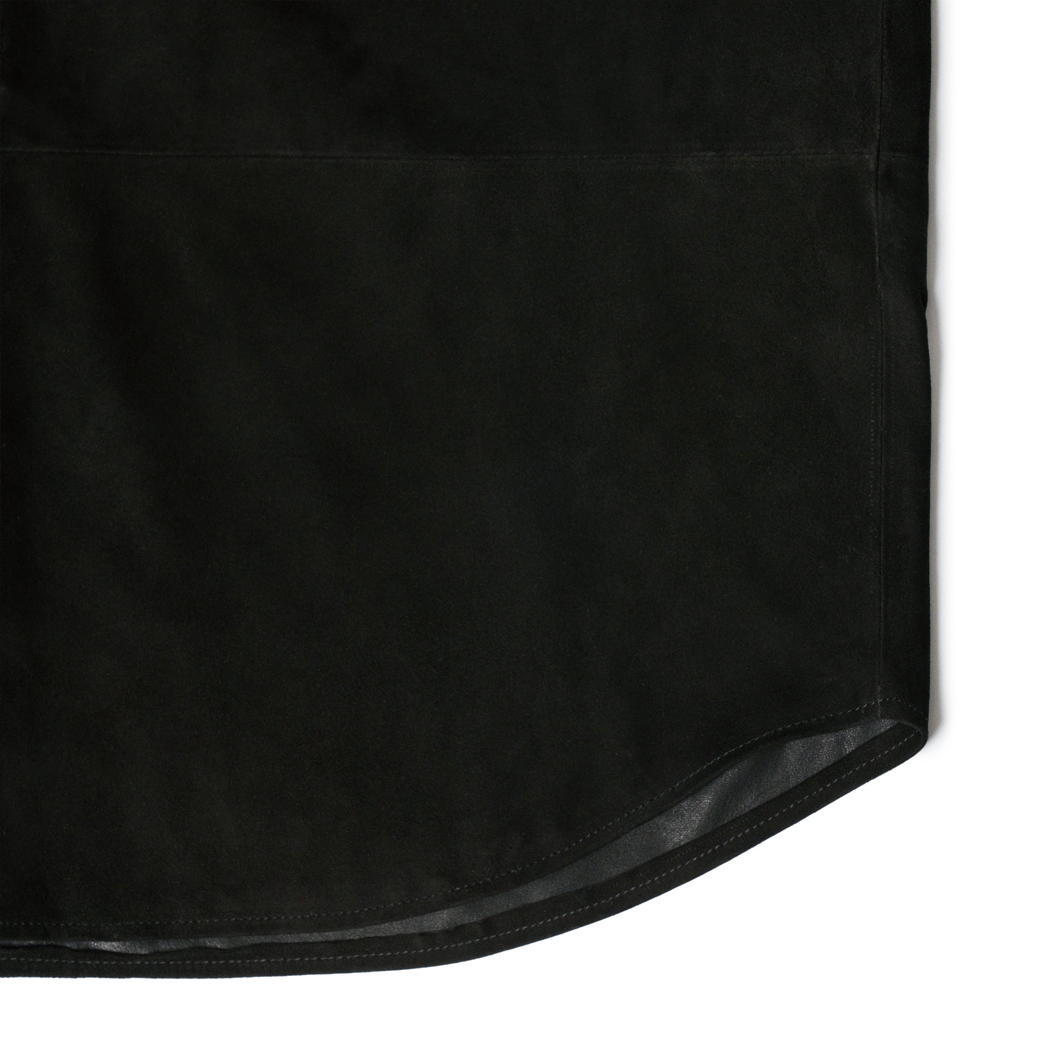 Morphee × BOUTIQUE  SUEDE BLACK SHIRT(モルフェ×ブティックスエードブラックシャツ)|ONLINE BOUTIQUE(オンラインブティック)