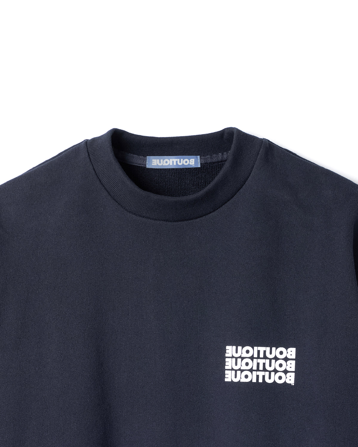 BOUTIQUE CREW NECK SWEAT NAVY(ブティッククルーネックスウェットネイビー)|ONLINE BOUTIQUE(オンラインブティック)