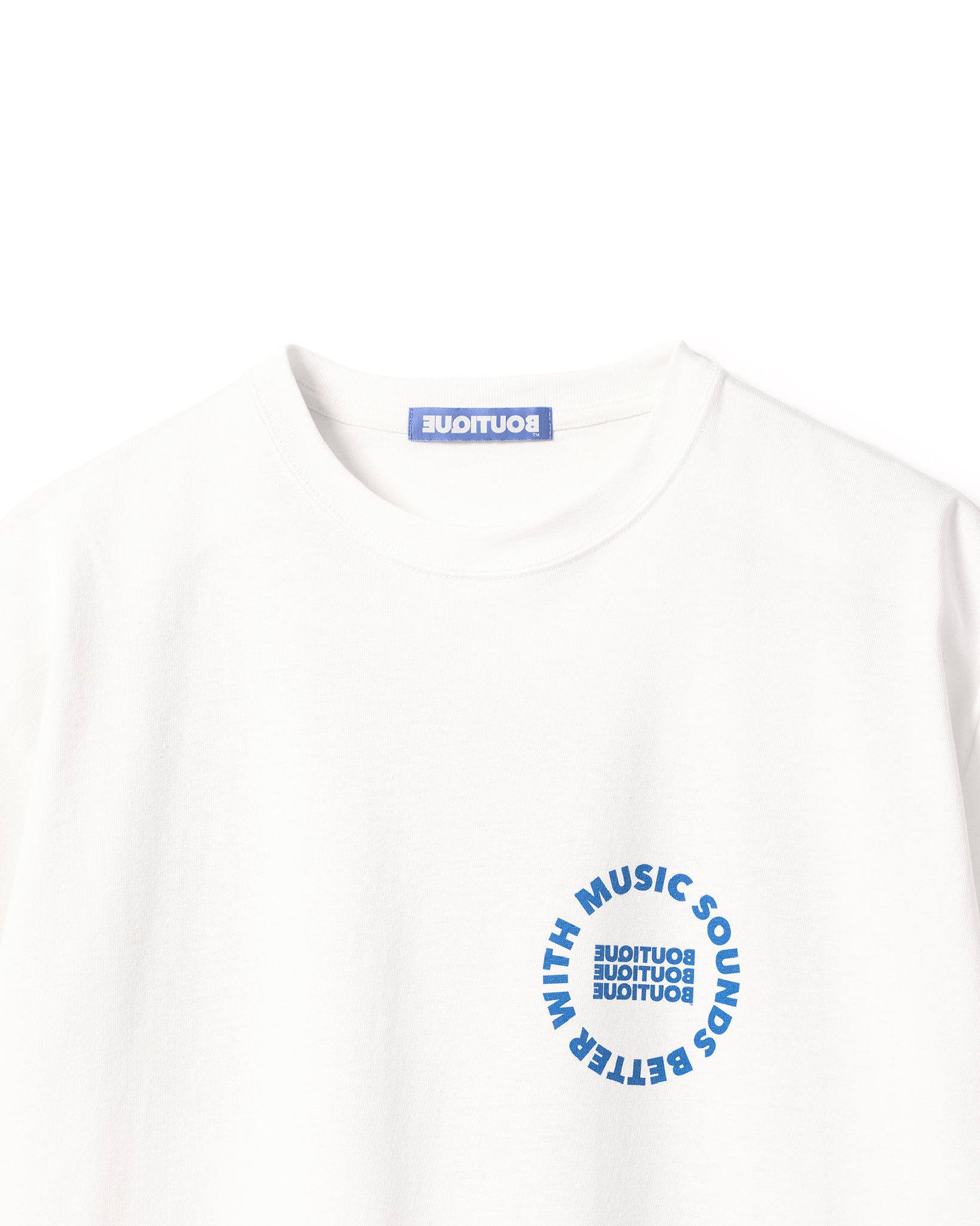 BOUTIQUE CASSETTE TAPE TEE WHITE WHITE(ブティックカセットテープTシャツホワイト)|ONLINE BOUTIQUE(オンラインブティック)