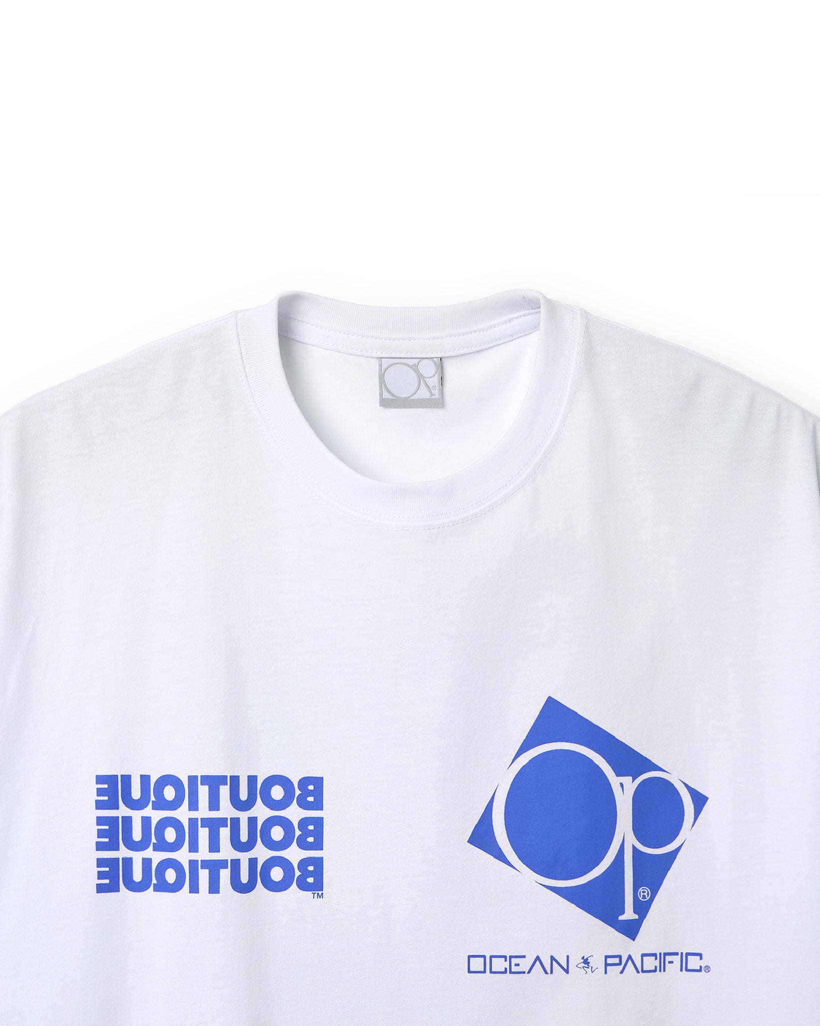 BOUTIQUE × Ocean Pacific SIGNATURE TEE(ブティック×オーシャンパシフィックシグネチャーTシャツホワイト)|ONLINE BOUTIQUE(オンラインブティック)