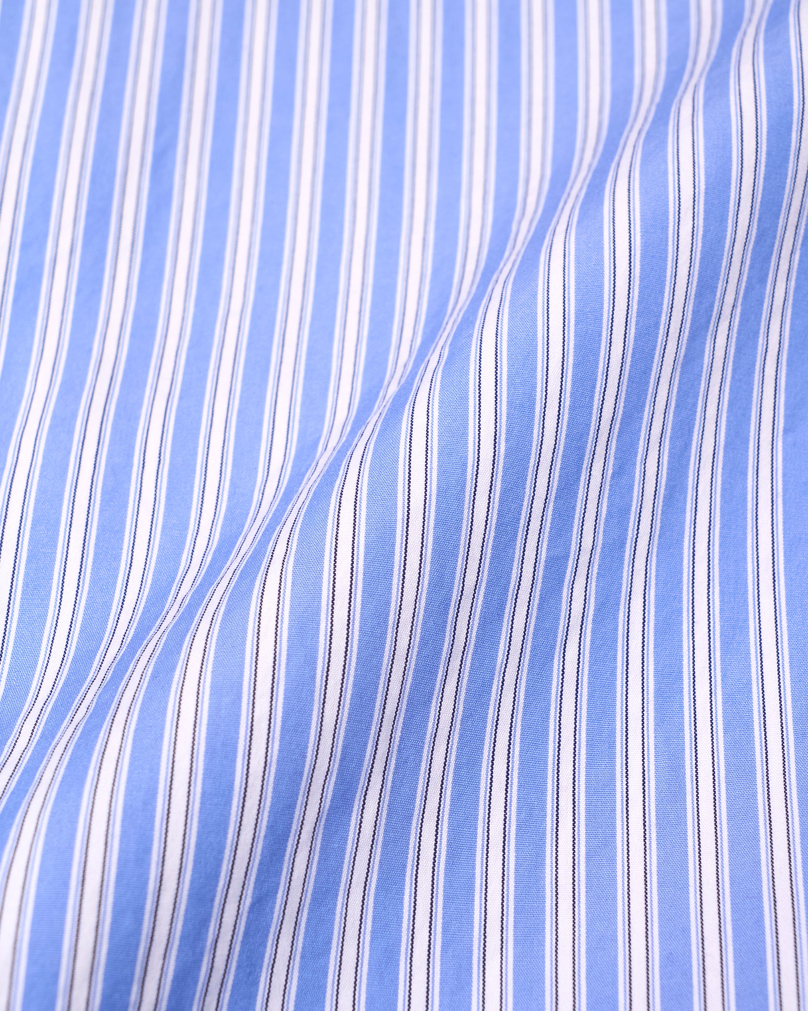 FOUNDOUR COTTON STRIPE REGULAR COLLAR SHIRT BLUE STRIPE（ファウンダコットンストライプレギュラーカラーシャツブルーストライプ）｜ONLINE BOUTIQUE（オンラインブティック）