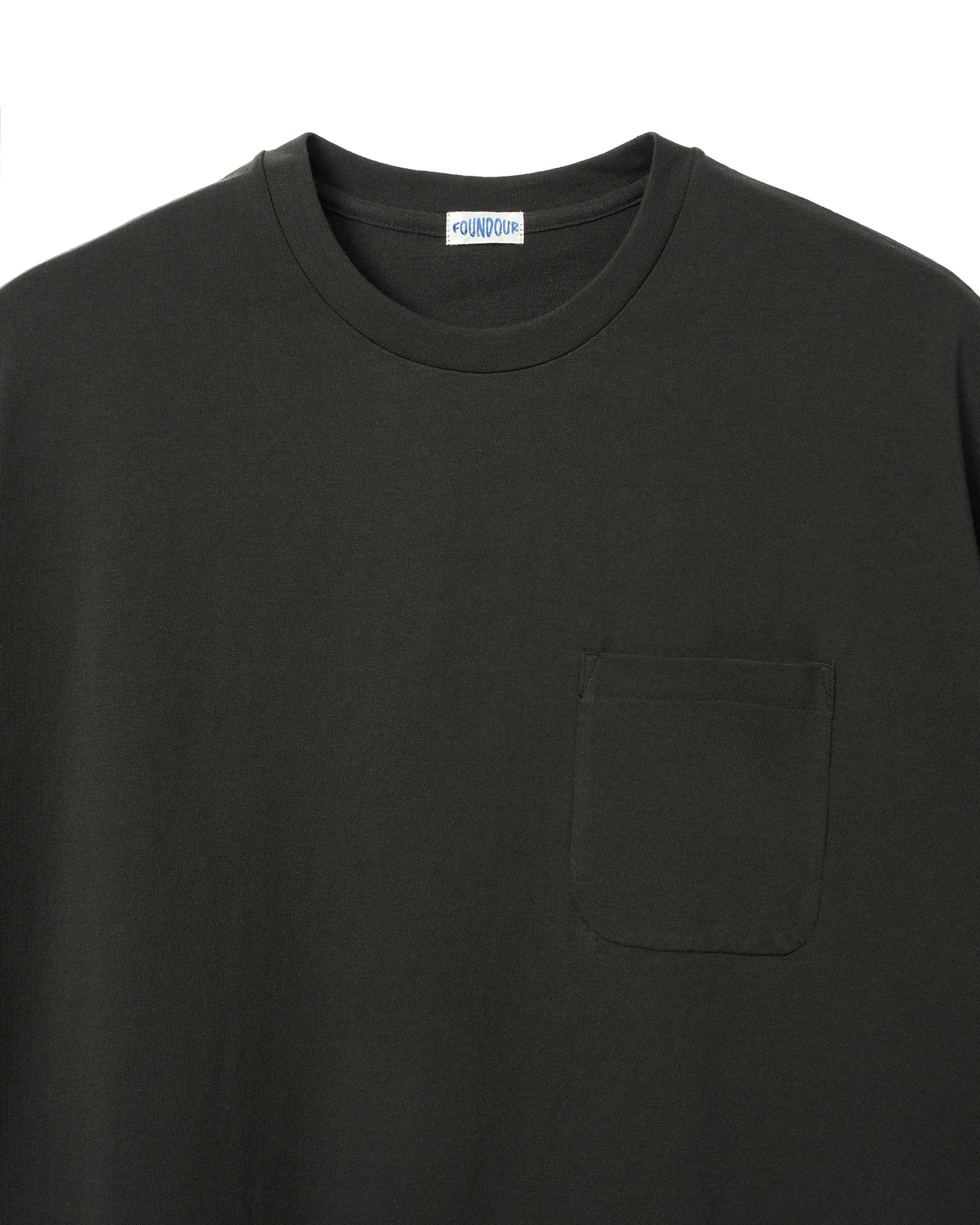 FOUNDOUR COTTON SHORT SLEEVE POCKET TEE BLACK（ファウンダコットンショートスリーブポケットTシャツブラック）｜ONLINE BOUTIQUE（オンラインブティック）