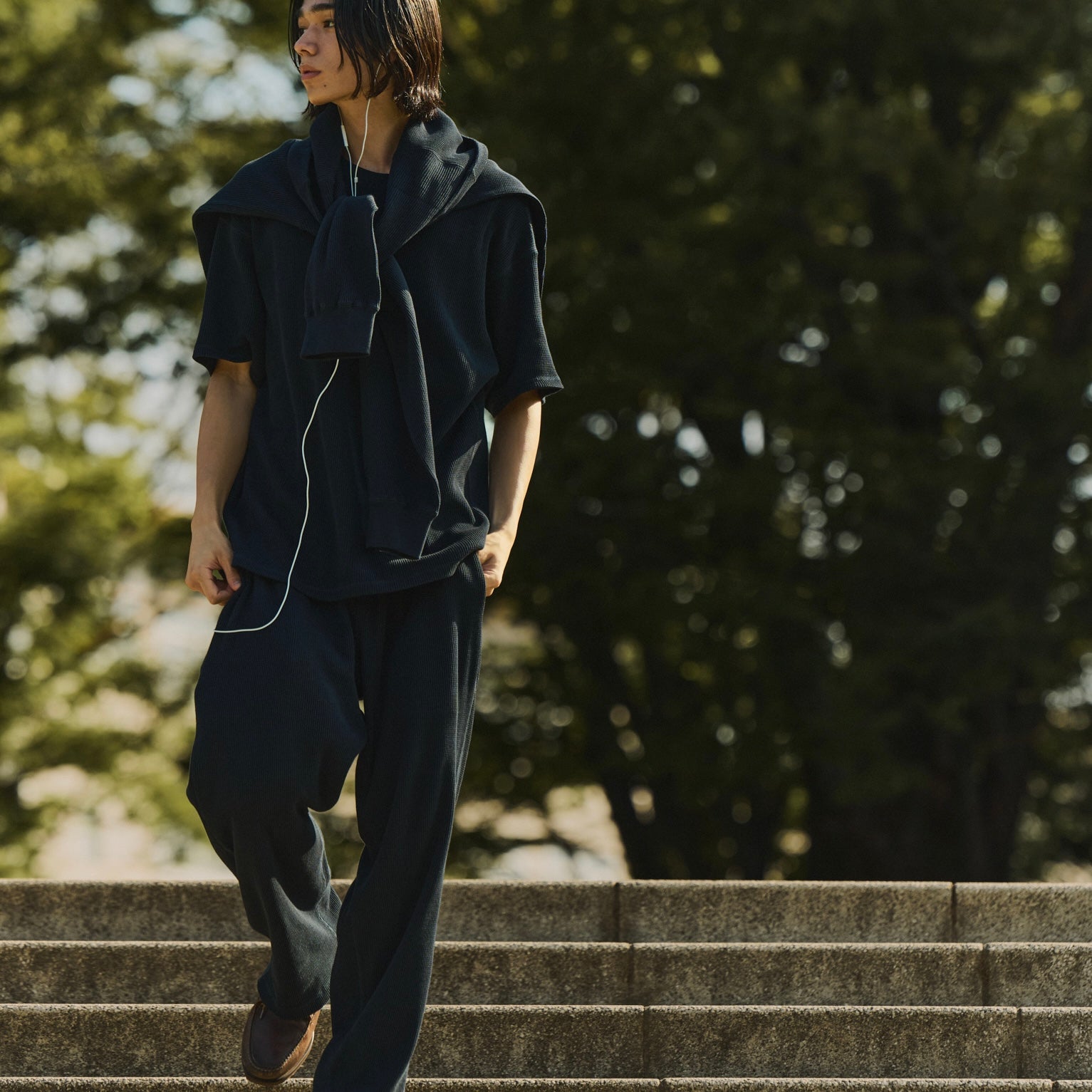 FRUIT OF THE LOOM THERMAL TEE CHARCOAL｜ONLINE BOUTIQUE（オンラインブティック）