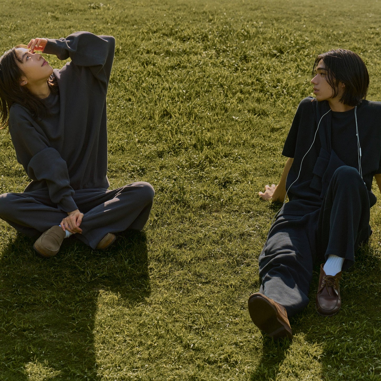 FRUIT OF THE LOOM THERMAL CREW NECK CHARCOAL｜ONLINE BOUTIQUE（オンラインブティック）