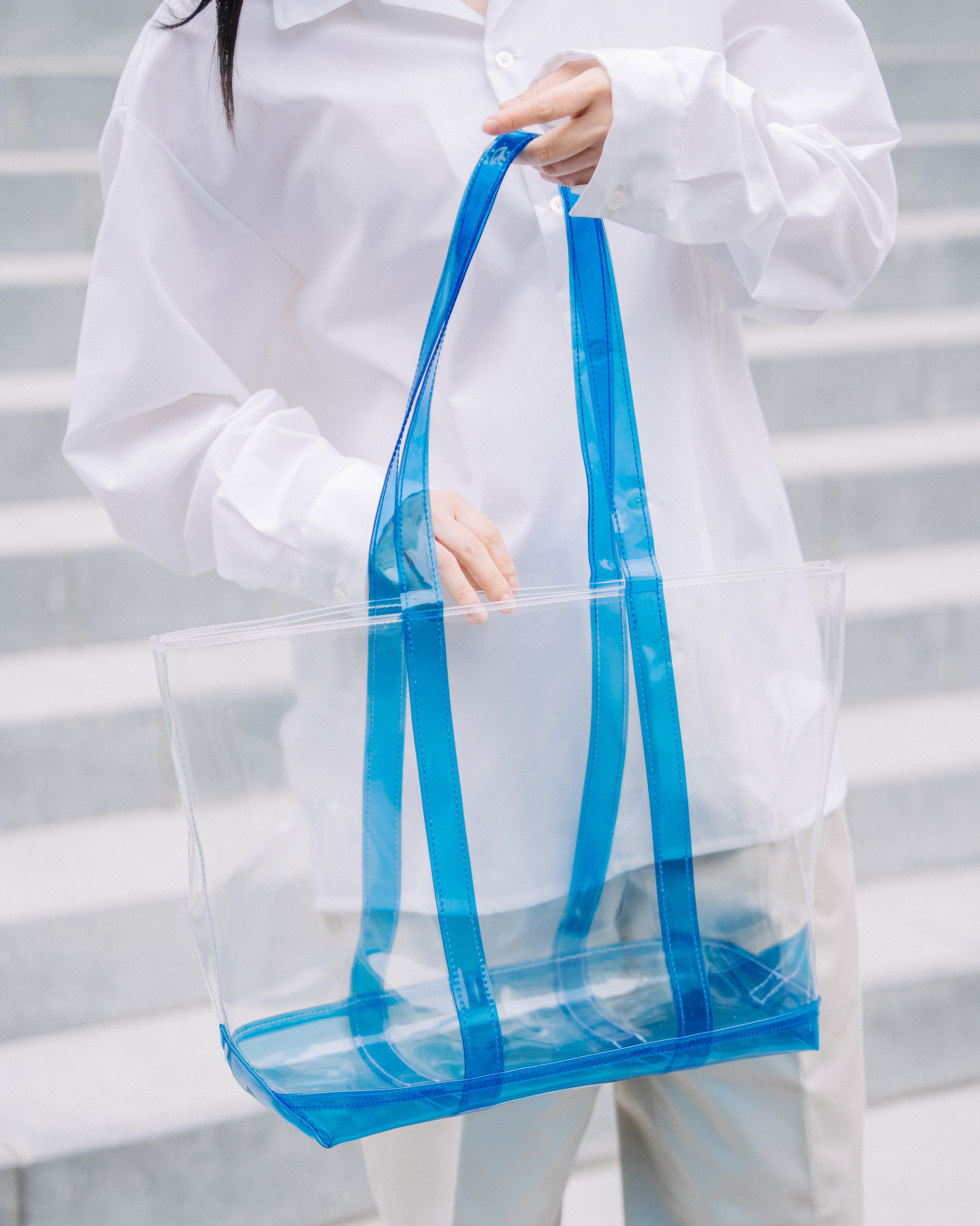NEWBOOK SEASIDE MEDIUM CLEAR/BLUE（ニューブックシーサイドエムクリアブルー）｜ONLINE BOUTIQUE（オンラインブティック）