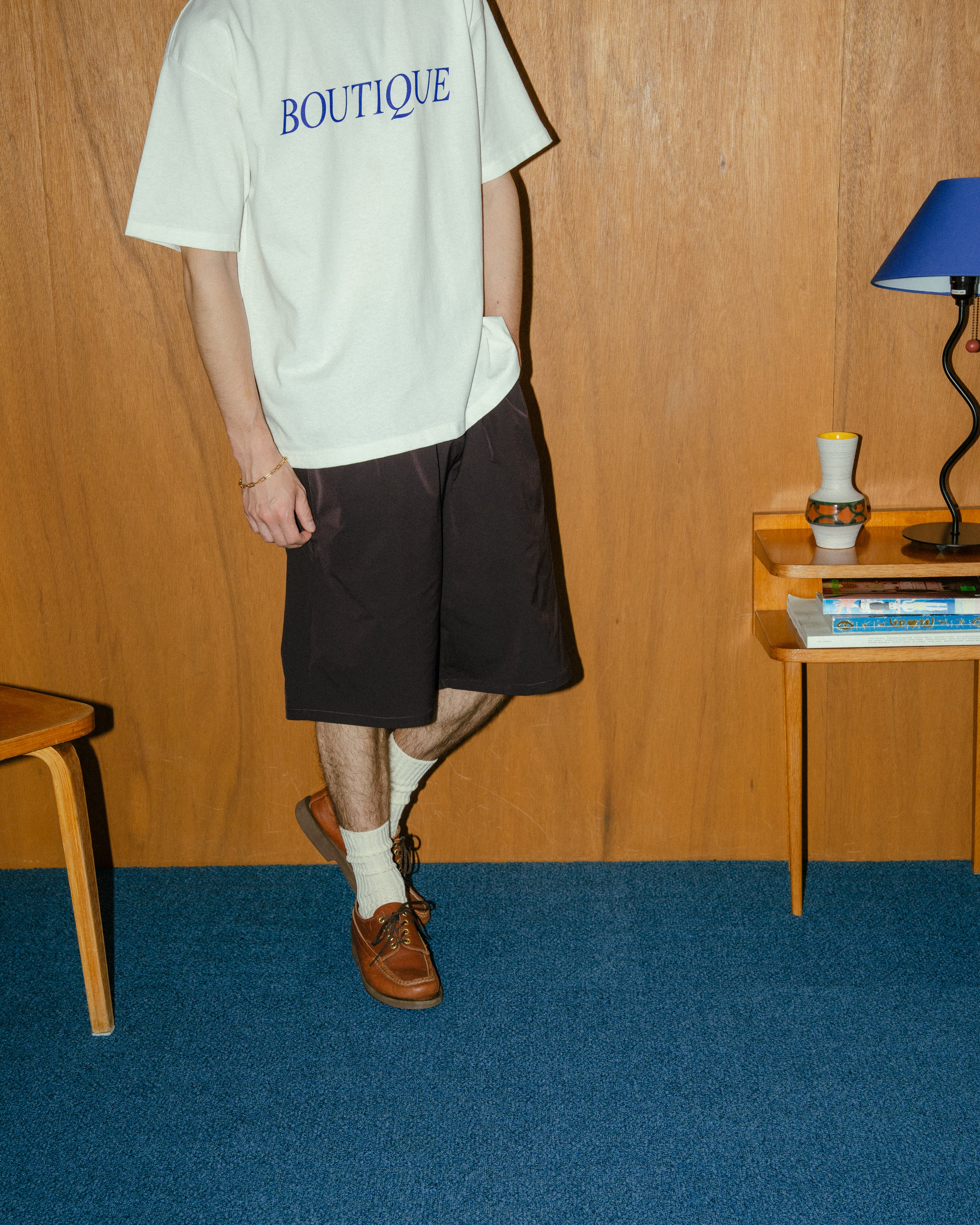 BOUTIQUE WIDE EASY SHORTS BROWN（ブティックバワイドイージーショーツブラウン）｜ONLINE BOUTIQUE（オンラインブティック）