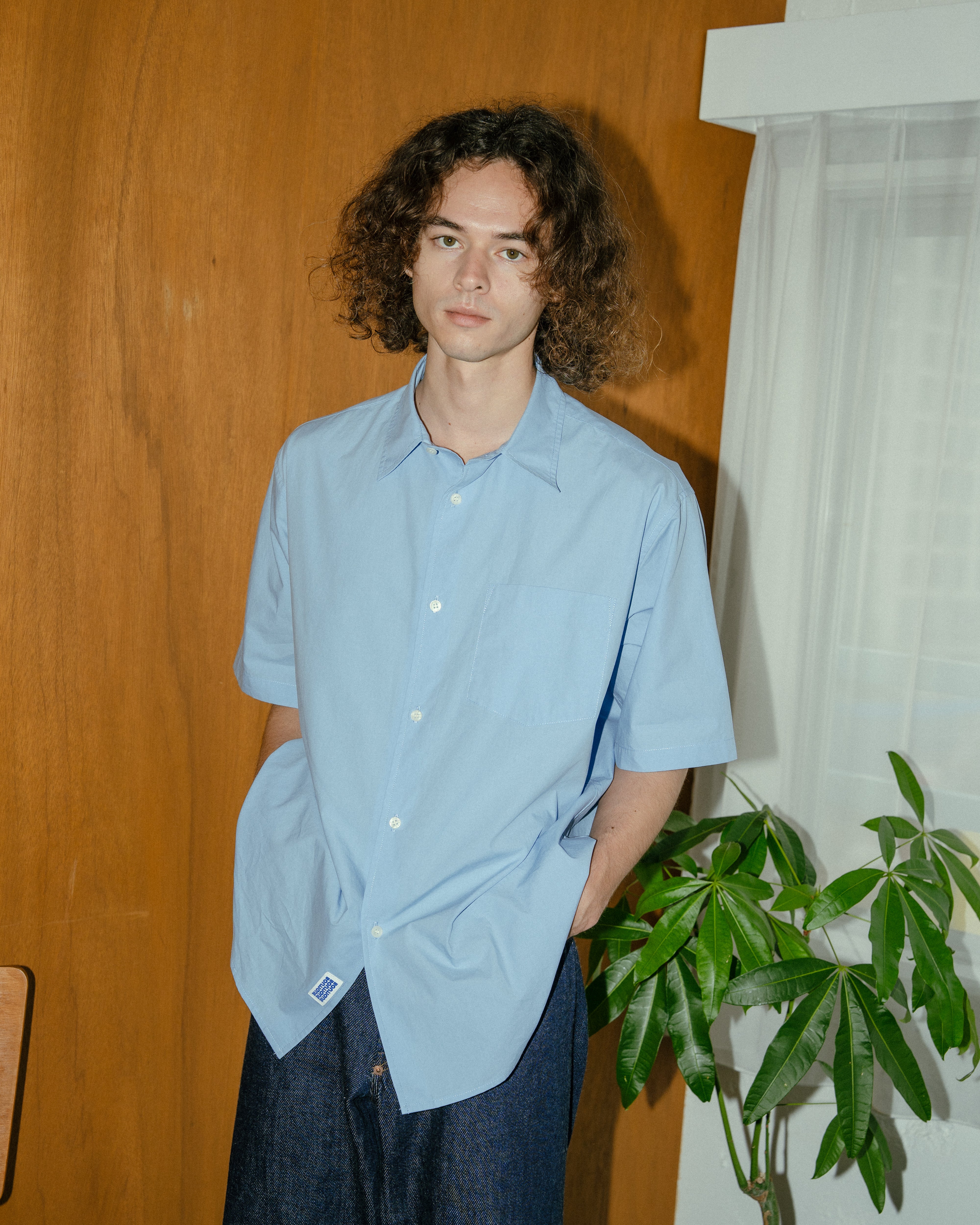 BOUTIQUE SHORT SLEEVE BOX SHIRT（ブティックショートスリーブボックスシャツサックス）｜ONLINE BOUTIQUE（オンラインブティック）
