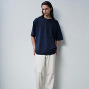 FOUNDOUR  COTTON BD SHORT SLEEVE TEE NAVY（ファウンダコットンボタンダウンショートスリーブTシャツネイビー）｜ONLINE BOUTIQUE（オンラインブティック）