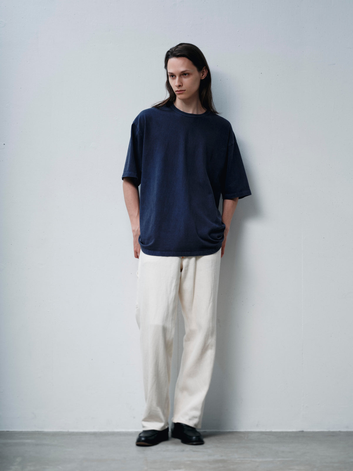FOUNDOUR  COTTON BD SHORT SLEEVE TEE NAVY（ファウンダコットンBDショートスリーブTシャツネイビー）｜ONLINE BOUTIQUE（オンラインブティック）