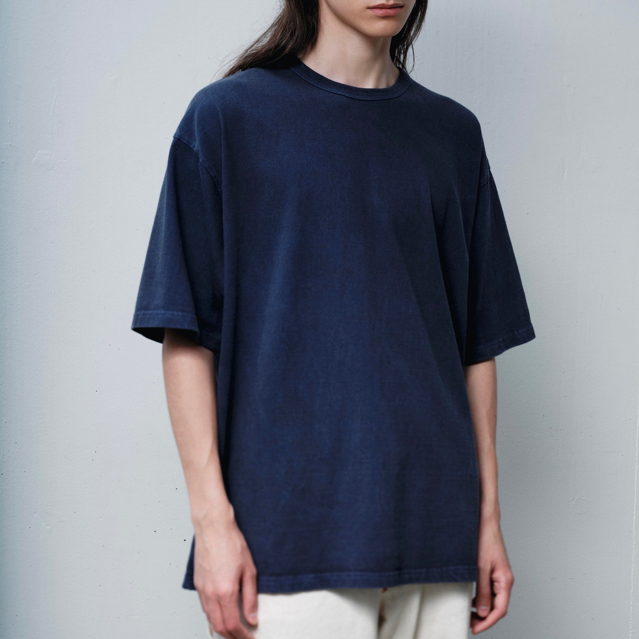 FOUNDOUR  COTTON BD SHORT SLEEVE TEE NAVY（ファウンダコットンボタンダウンショートスリーブTシャツネイビー）｜ONLINE BOUTIQUE（オンラインブティック）