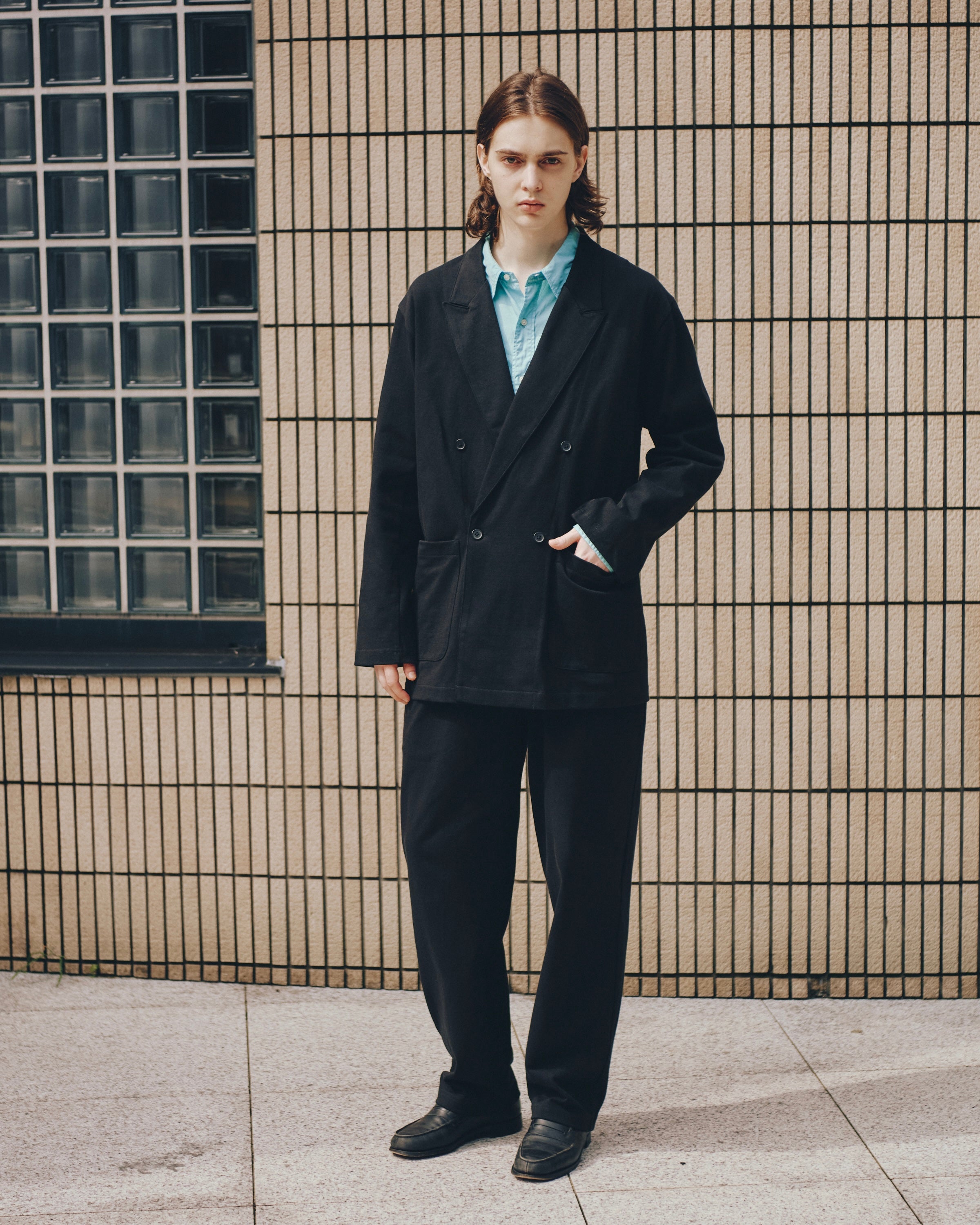 FRUIT OF THE LOOM ATHLETIC FORMAL DOUBLE SUIT BLACK（フルーツオブザルームアスレチックフォーマルダブルスーツブラック）｜ONLINE BOUTIQUE（オンラインブティック）
