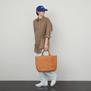 CC22 LEATHER TOTE BAG CAMEL（CC22レザートートバッグキャメル）｜ONLINE BOUTIQUE（オンラインブティック）