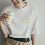 BOUTIQUE TEE WHITE & YELLOW（ブティックTシャツホワイト＆イエロー）｜ONLINE BOUTIQUE（オンラインブティック）