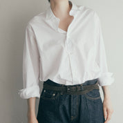 BROADCLOTH REGULAR COLLAR SHIRT WHITE（ブロードレギュラーカラーシャツホワイト）｜ONLINE BOUTIQUE（オンラインブティック）