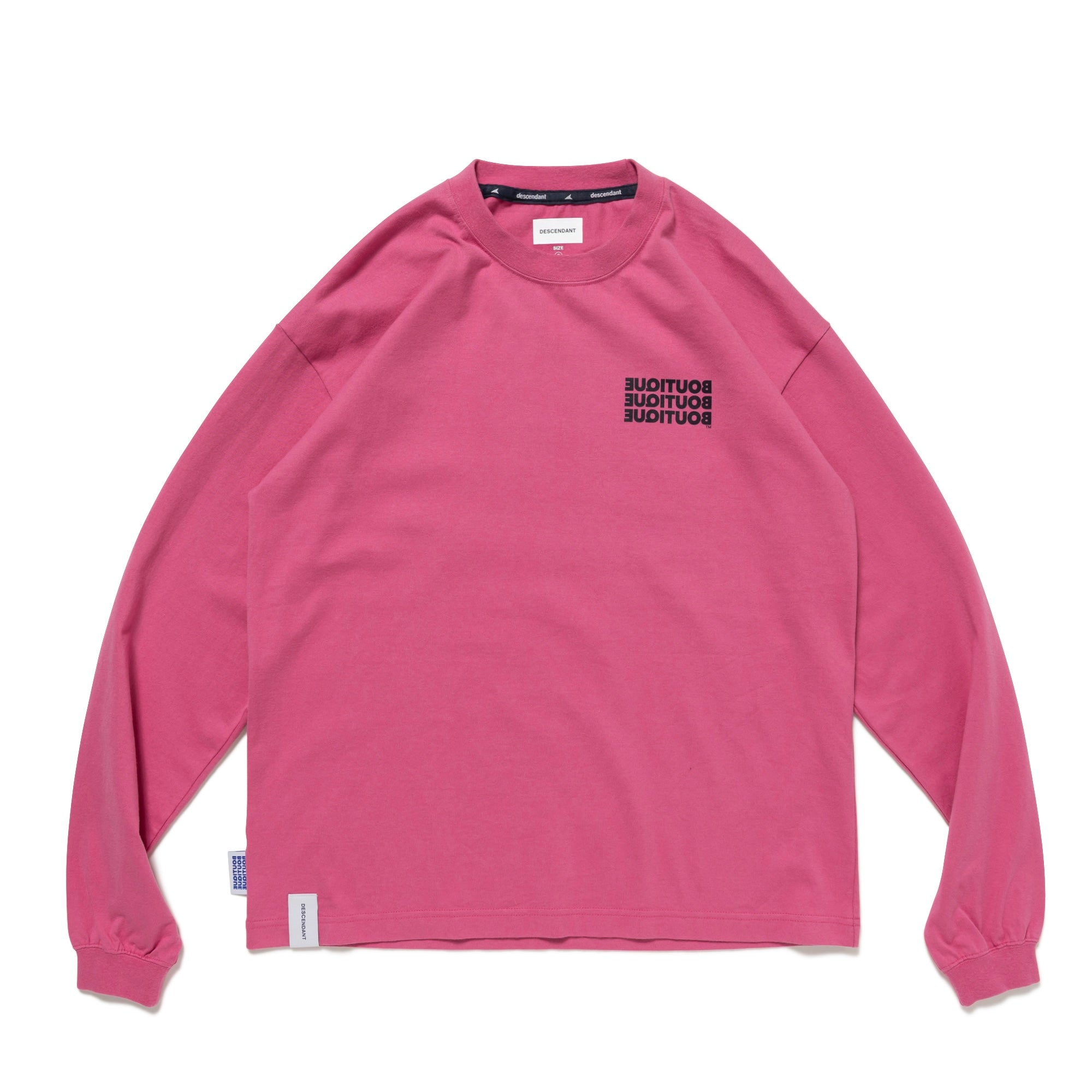 DESCENDANT × BOUTIQUE LS PINK（ディセンダント×ブティックロングスリーブ）｜ONLINE BOUTIQUE（オンラインブティック）