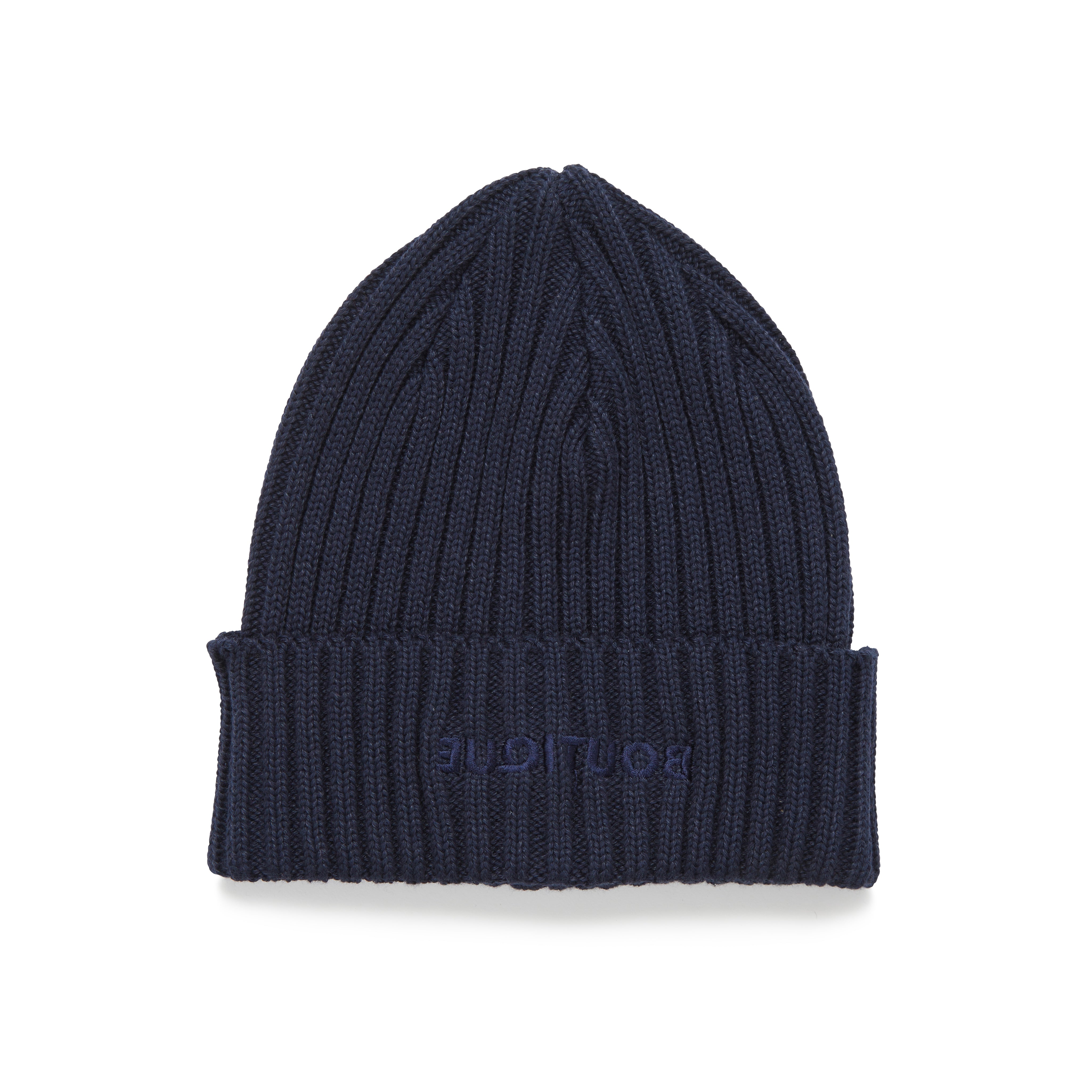 BOUTIQUE KNIT CAP NAVY（ブティックニットキャップネイビー）｜ONLINE BOUTIQUEオンラインブティック）