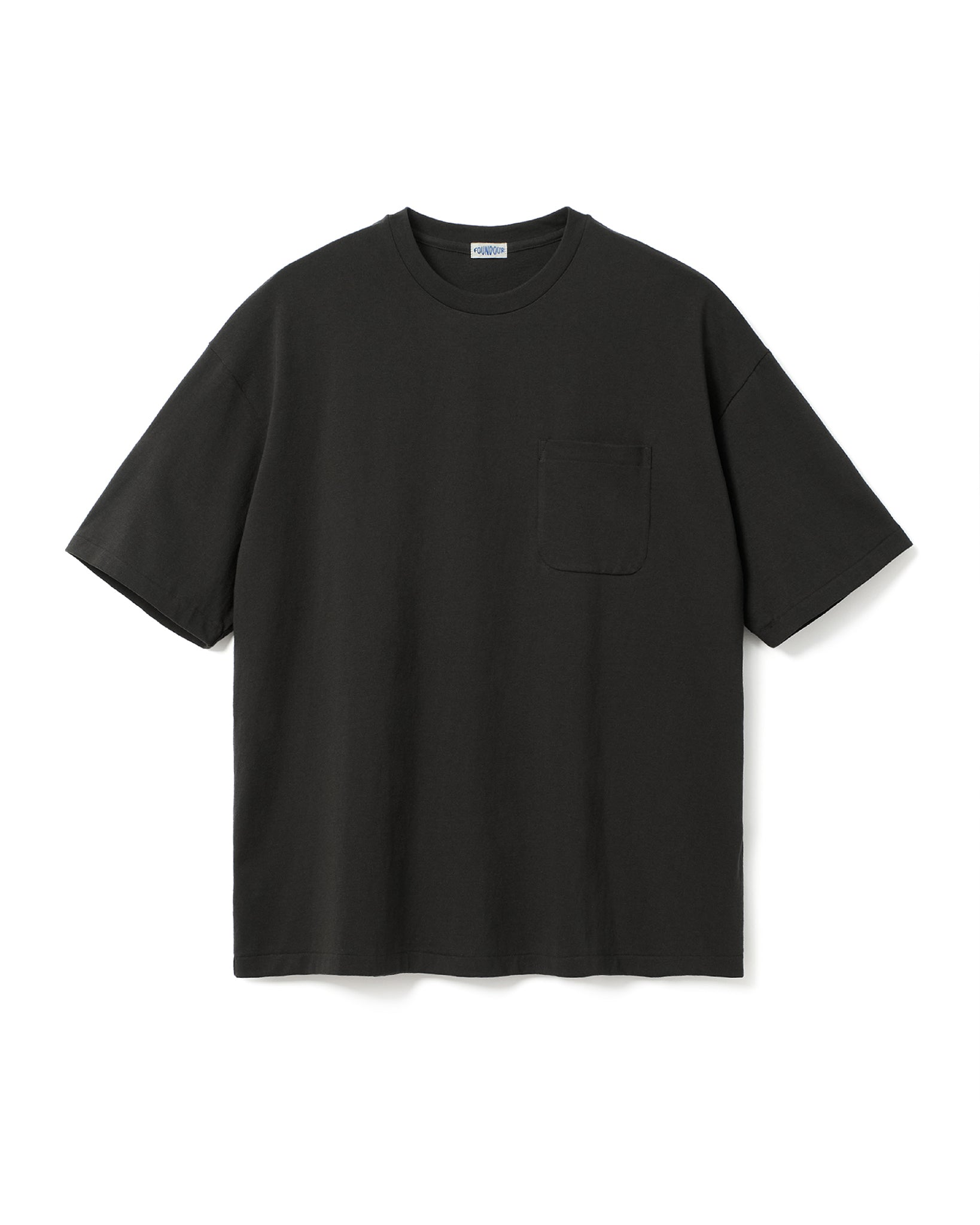 FOUNDOUR COTTON SHORT SLEEVE POCKET TEE BLACK（ファウンダコットンショートスリーブポケットTシャツブラック）｜ONLINE BOUTIQUE（オンラインブティック）