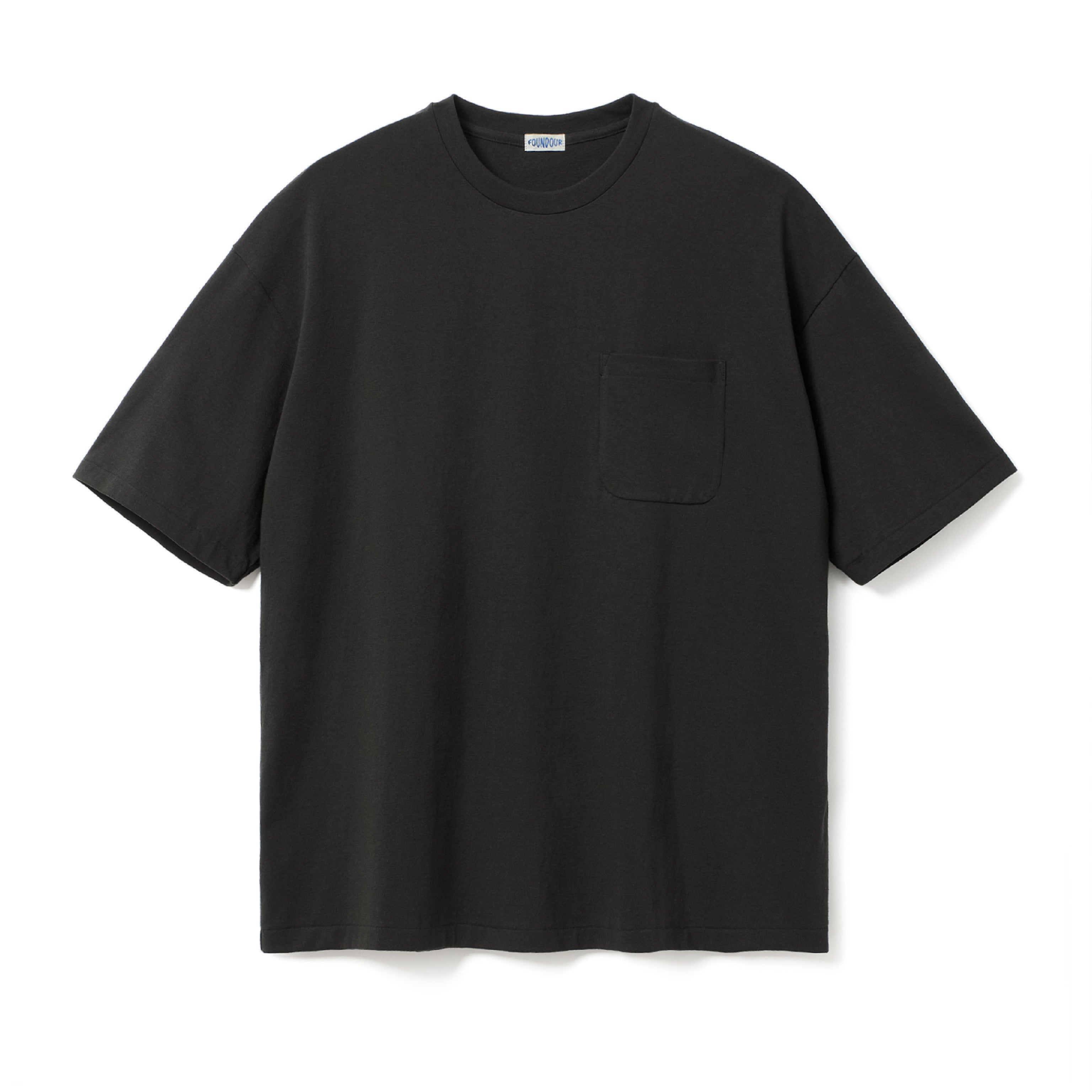 FOUNDOUR COTTON SHORT SLEEVE POCKET TEE BLACK（ファウンダコットンショートスリーブポケットTシャツブラック）｜ONLINE BOUTIQUE（オンラインブティック）