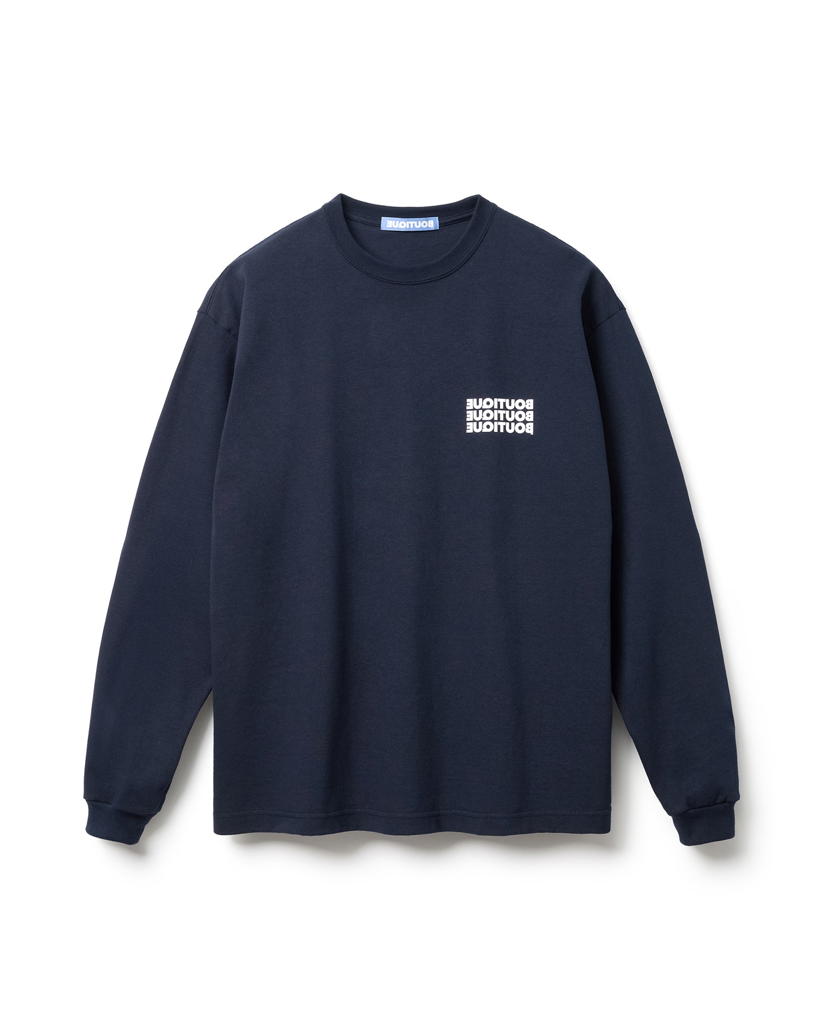 BOUTIQUE LONG SLEEVE TEE NAVY（ブティックロングスリーブTシャツネイビー）｜ONLINE BOUTIQUE（オンラインブティック）