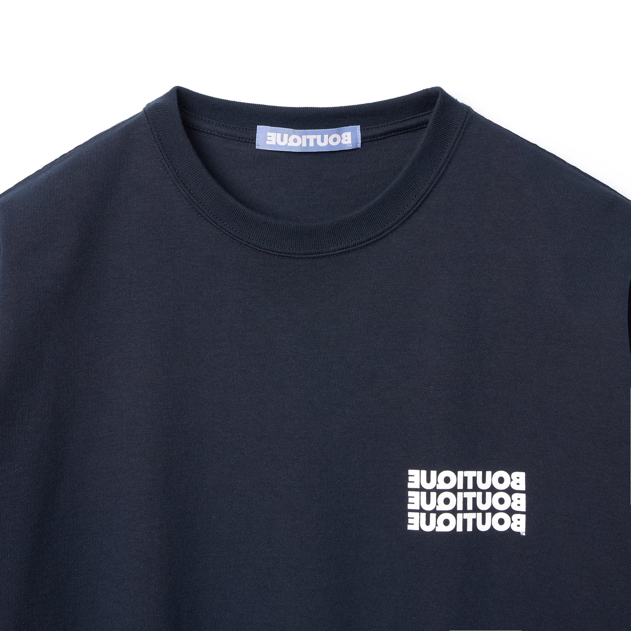 BOUTIQUE LONG SLEEVE TEE NAVY（ブティックロングスリーブTシャツネイビー）｜ONLINE BOUTIQUE（オンラインブティック）