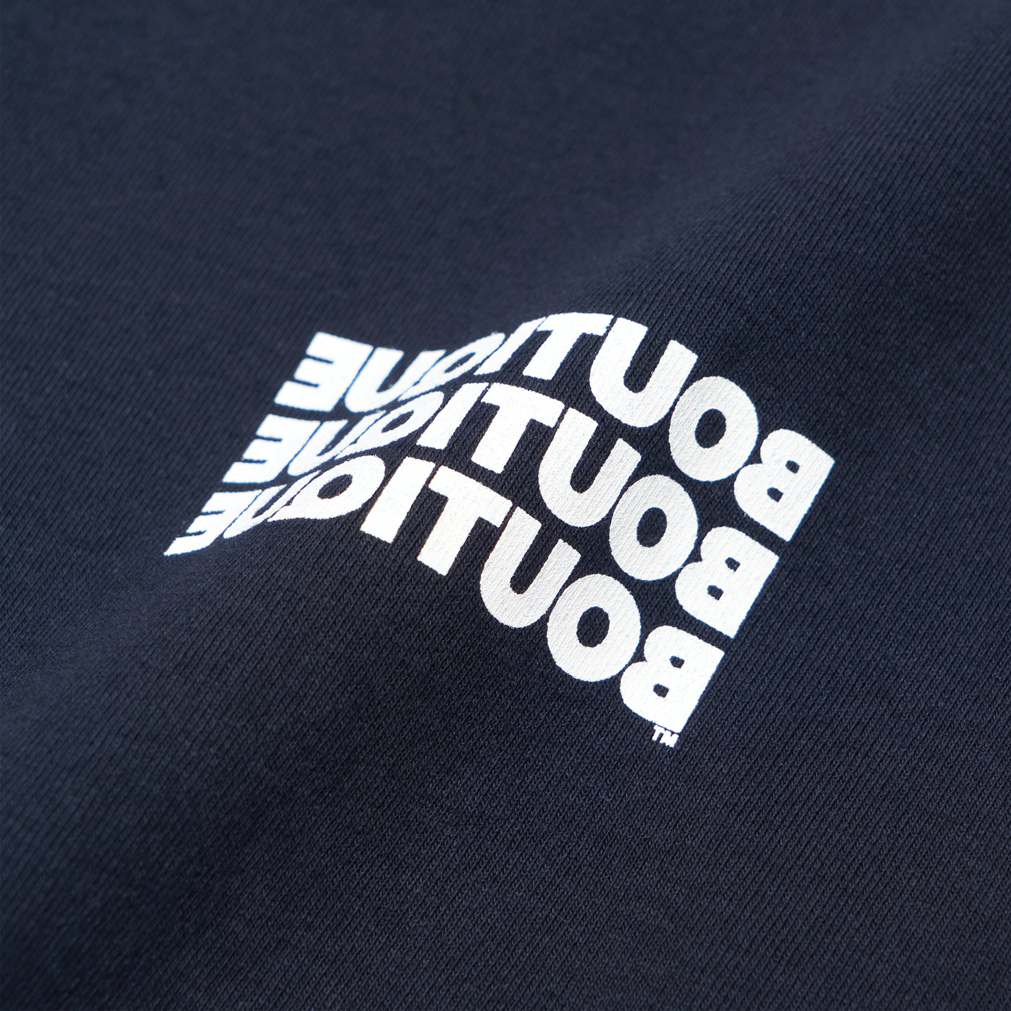 BOUTIQUE LONG SLEEVE TEE NAVY（ブティックロングスリーブTシャツネイビー）｜ONLINE BOUTIQUE（オンラインブティック）