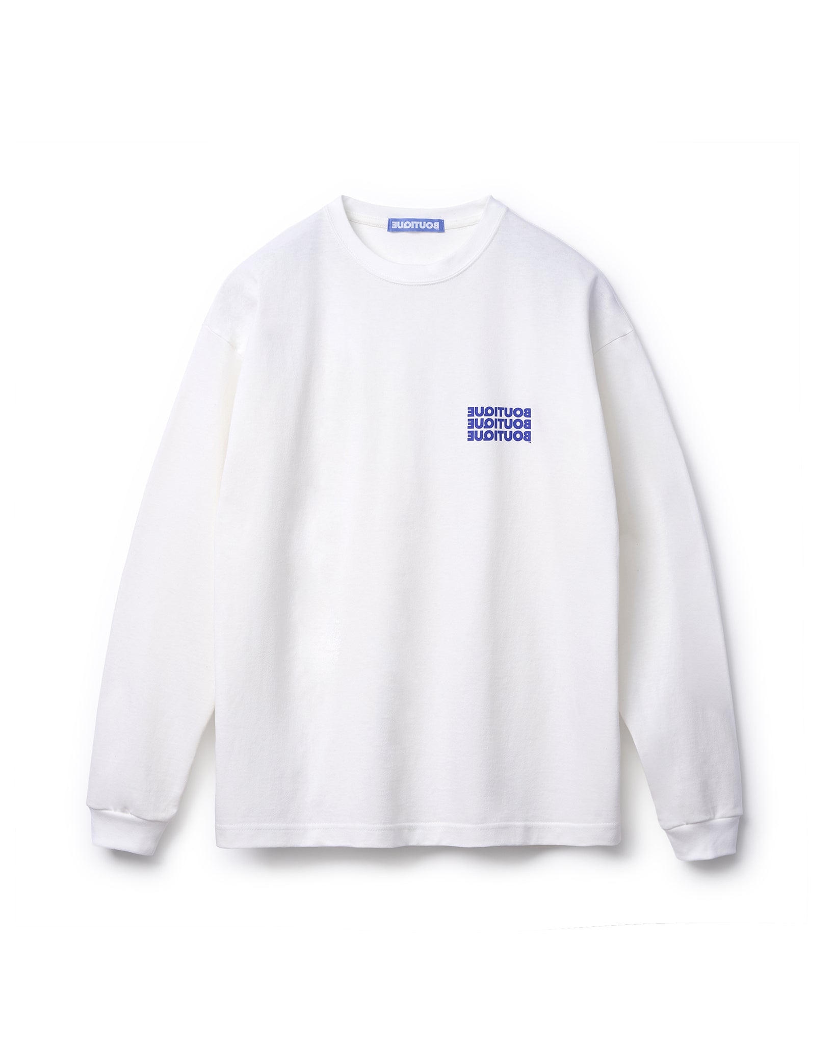 BOUTIQUE LONG SLEEVE TEE WHITE（ブティックロングスリーブTシャツホワイト）｜ONLINE BOUTIQUE（オン