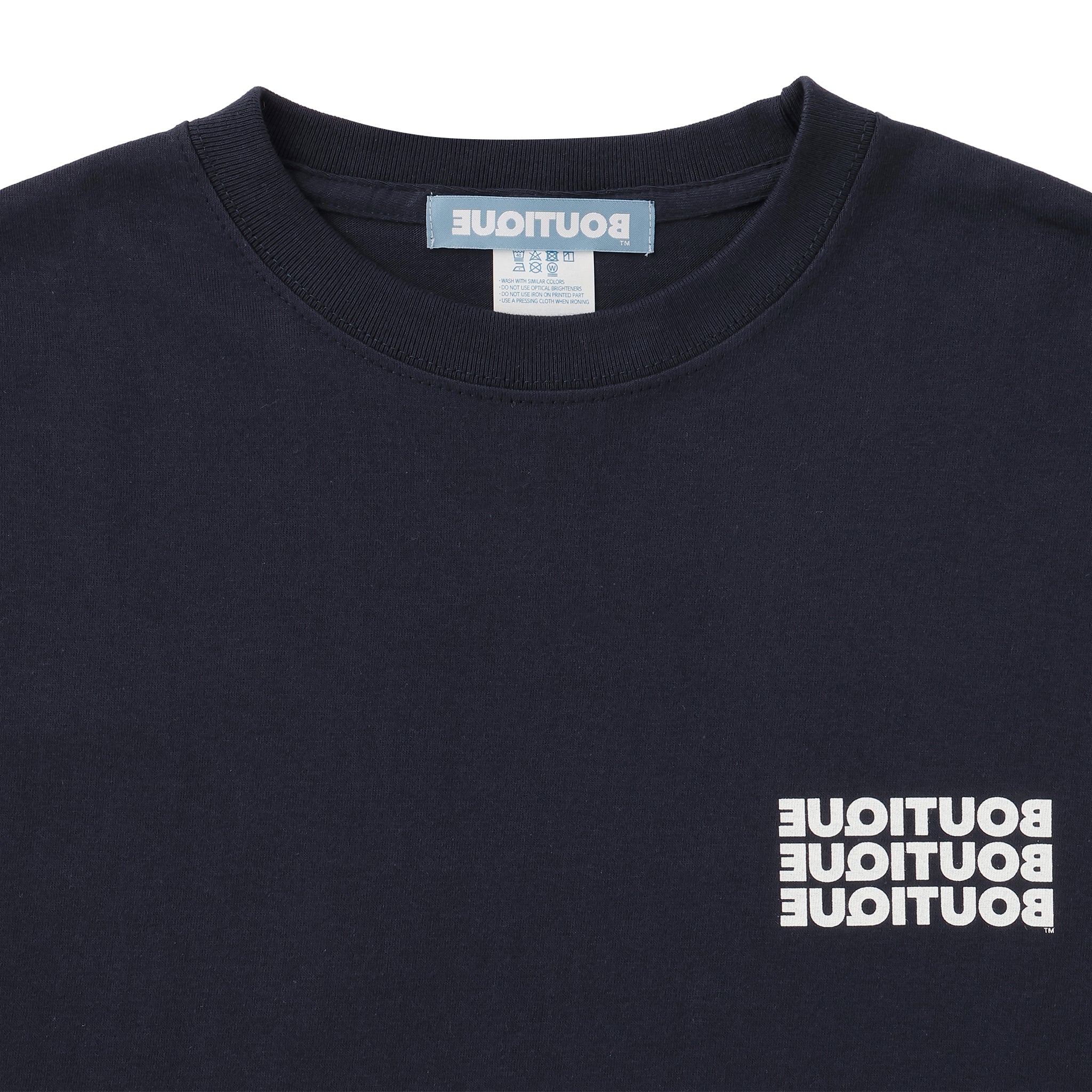 BOUTIQUE L/S TEE NAVY（ブティックロングスリーブTシャツネイビー）｜ONLINE BOUTIQUE（オンラインブティック）
