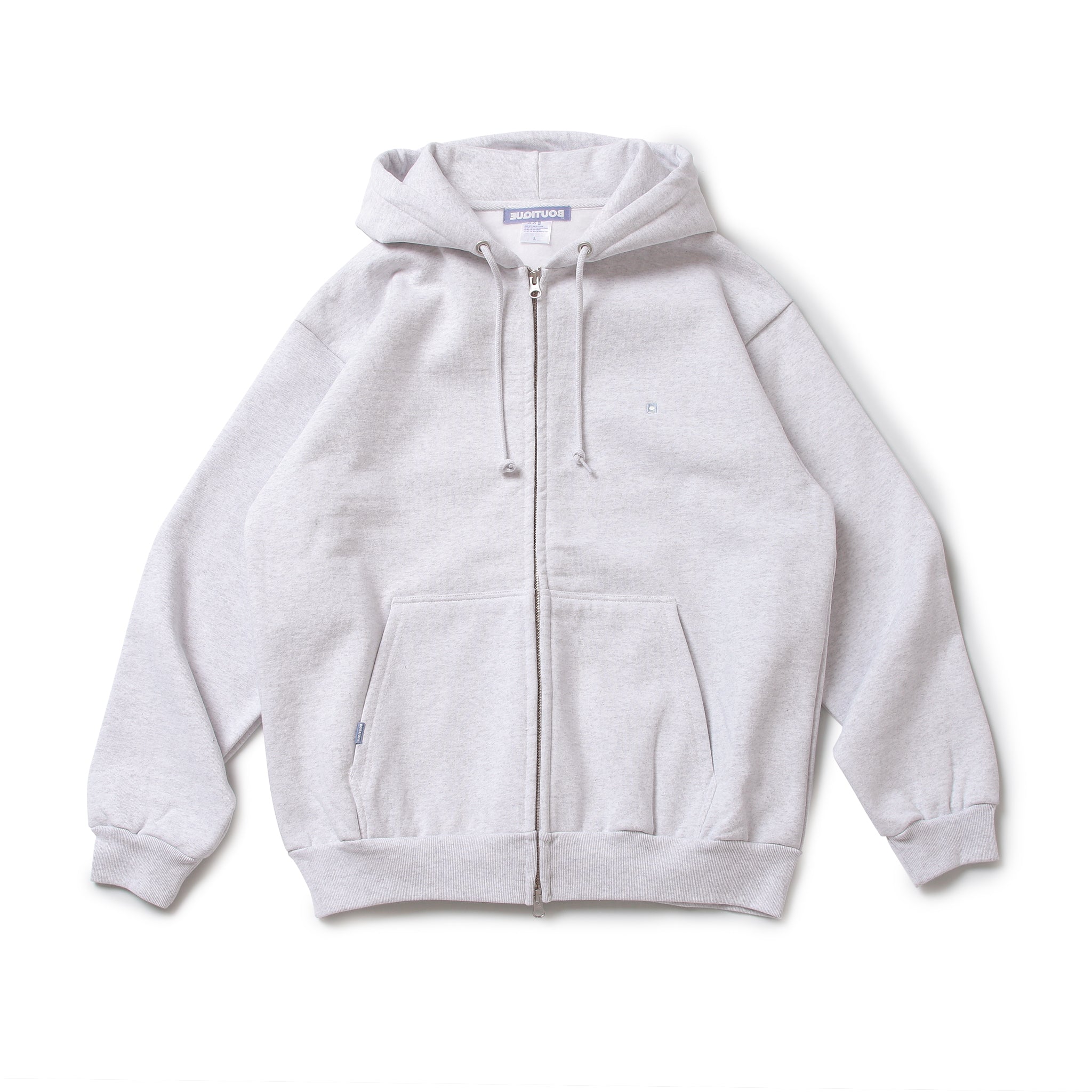 IT'S OUR TINY STORE ZIP UP HOODIE HEATHER GRAY（イッツアワータイニーストアジップアップフーディー）｜ONLINE BOUTIQUE（オンラインブティック）