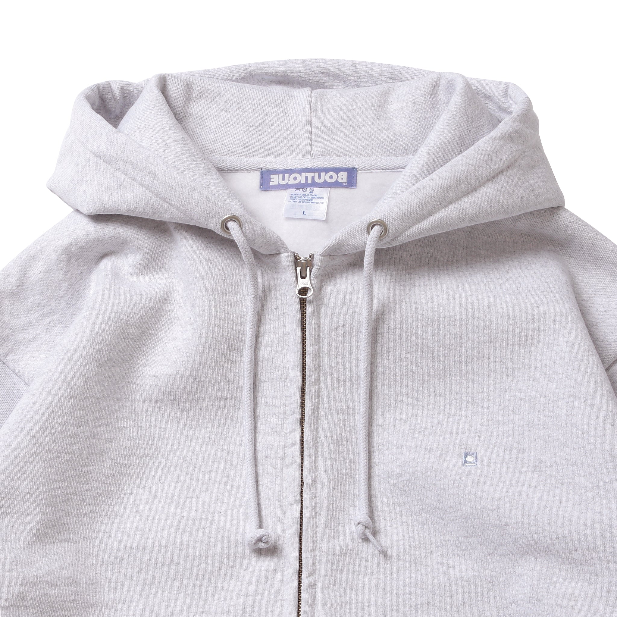 IT'S OUR TINY STORE ZIP UP HOODIE HEATHER GRAY（イッツアワータイニーストアジップアップフーディー）｜ONLINE BOUTIQUE（オンラインブティック）