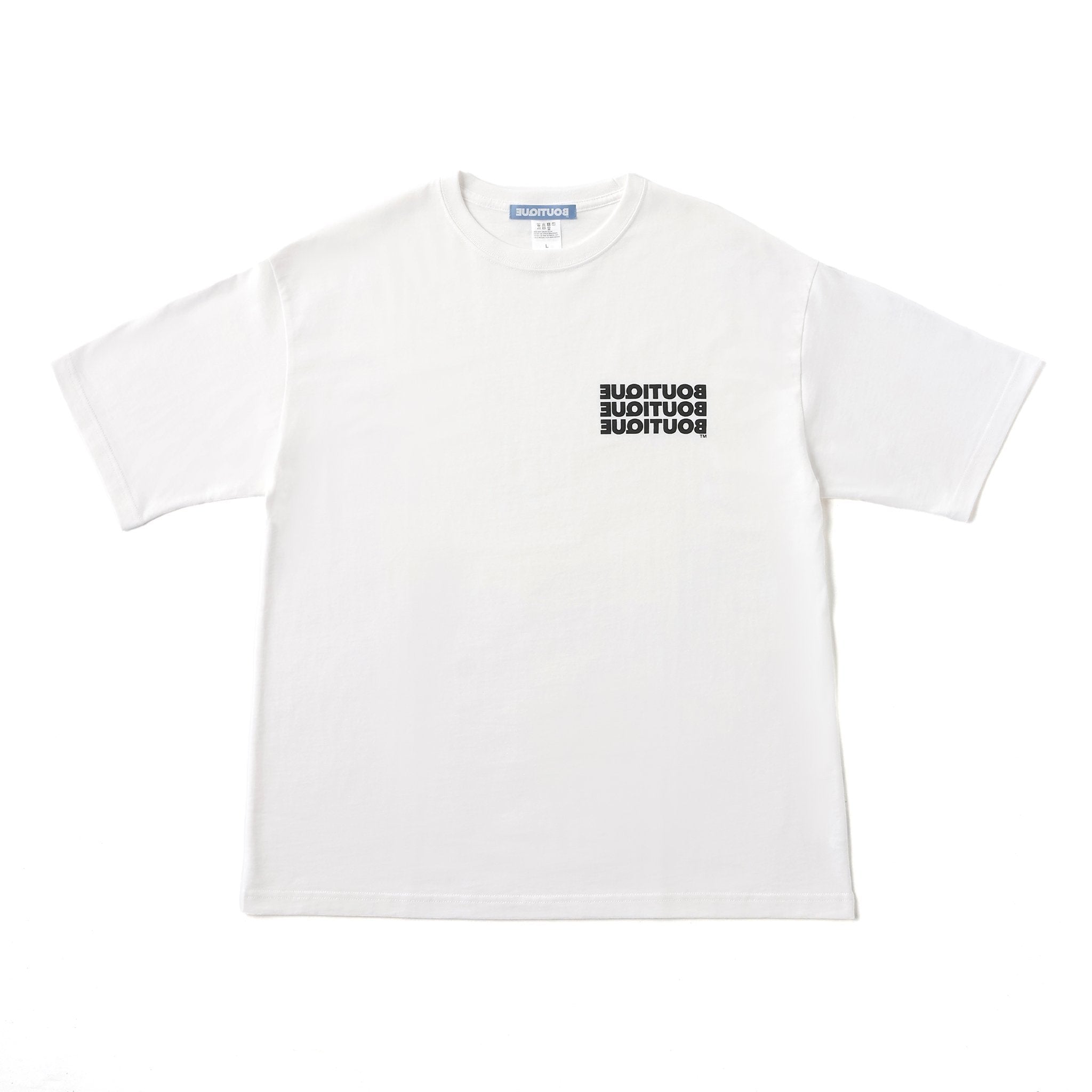 BOUTIQUE TEE WHITE & BLACK（ブティックTシャツホワイト＆ブラック）｜ONLINE BOUTIQUE（オンラインブティック）