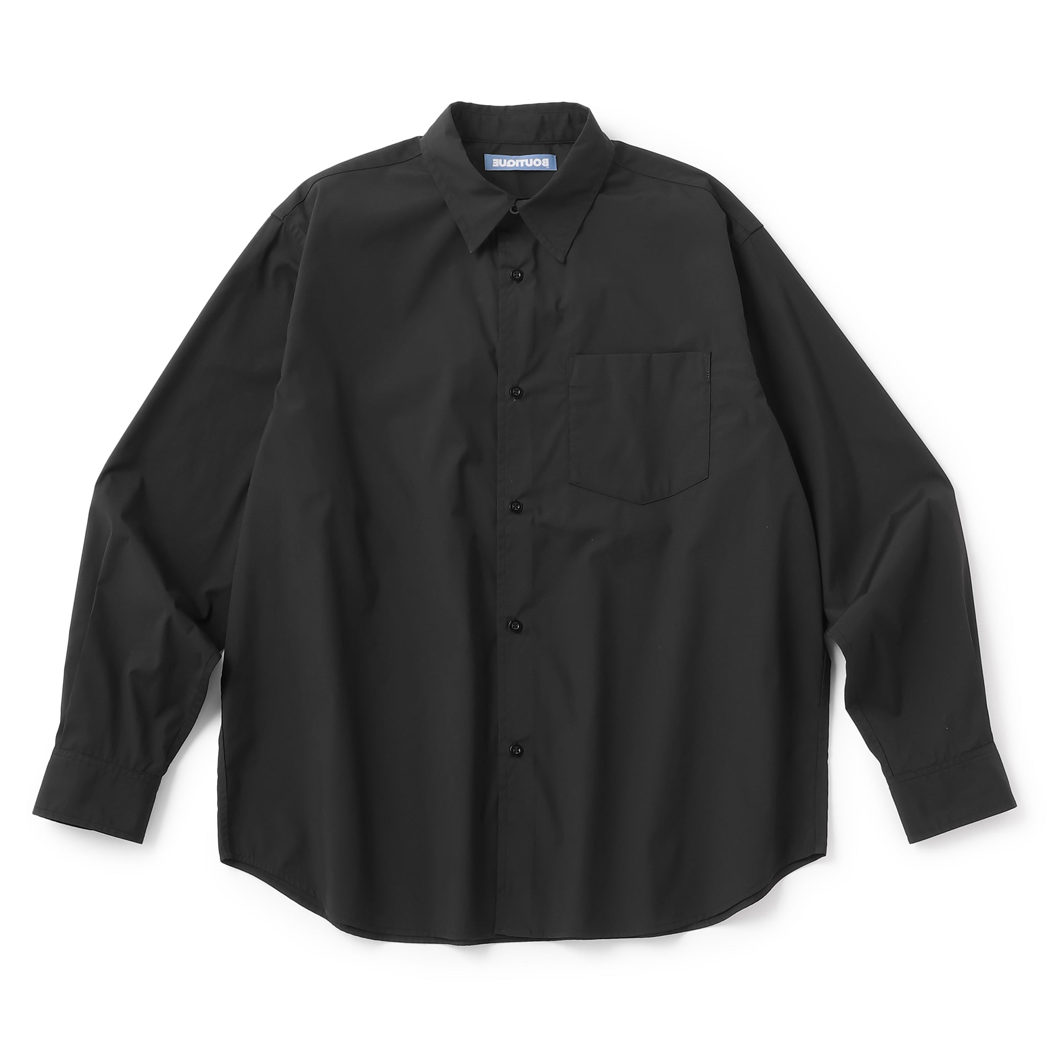 LONG SLEEVE BOX SHIRT BLACK（ロングスリーブボックスシャツブラック）｜ONLINE BOUTIQUE（オンラインブティック）