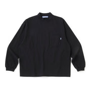 BOUTIQUE MOCK NECK LONG SLEEVE TEE BLACK（ブティックモックネックロングスリーブTシャツブラック）｜ONLINE BOUTIQUE