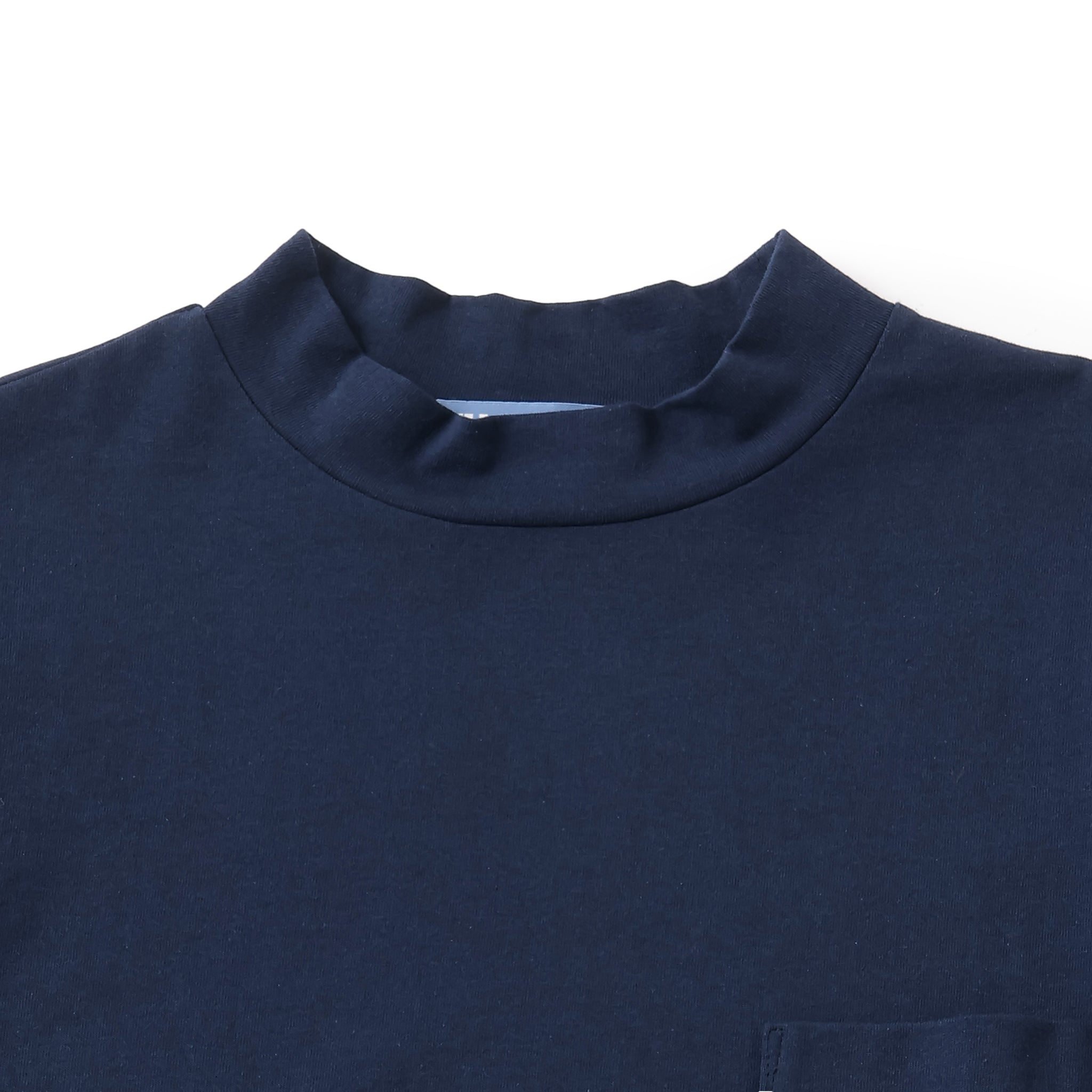 BOUTIQUE MOCK NECK LONG SLEEVE TEE NAVY（ブティックモックネックロングスリーブTシャツネイビー）｜ONLINE BOUTIQUE