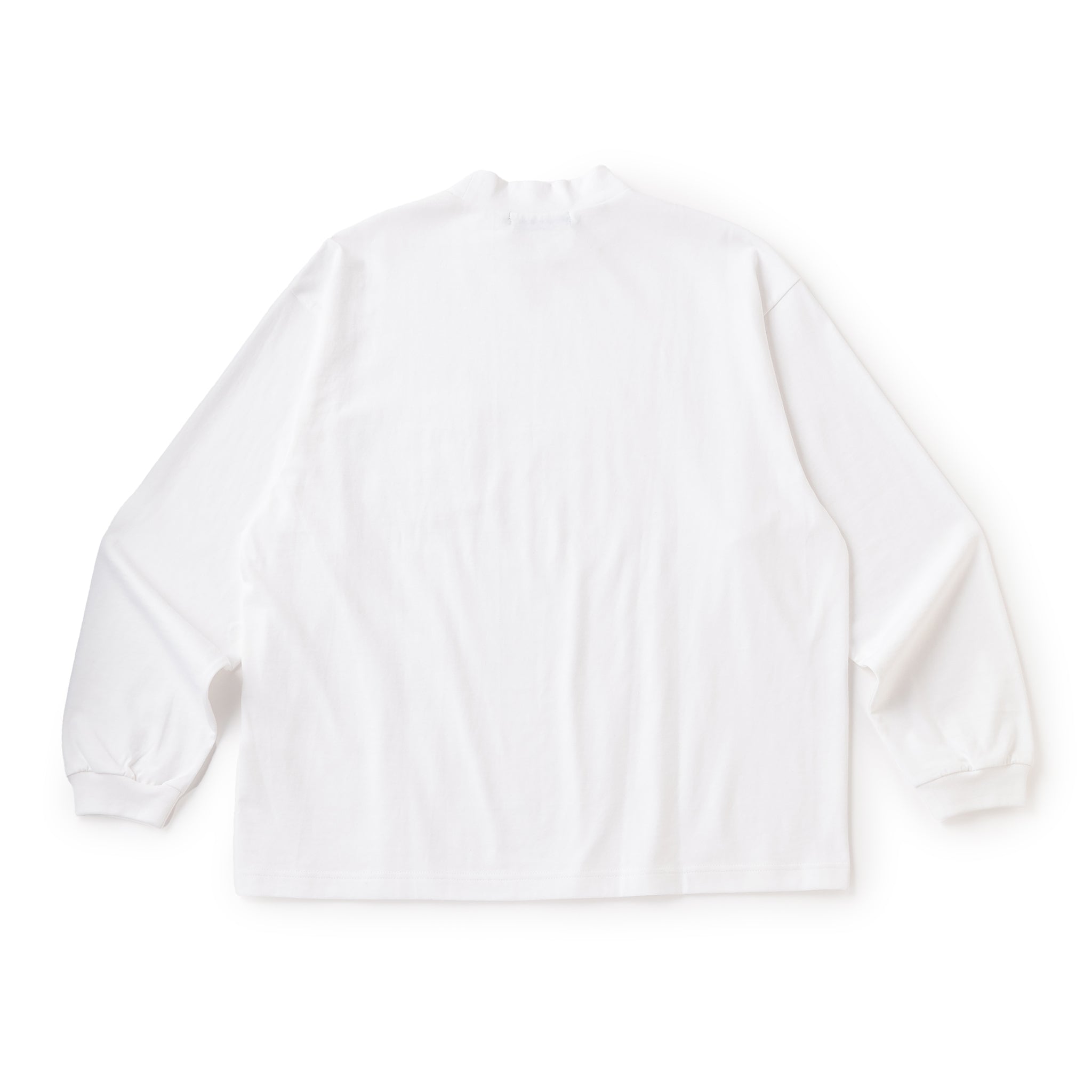 BOUTIQUE MOCK NECK LONG SLEEVE TEE WHITE（ブティックモックネックロングスリーブTシャツホワイト）｜ONLINE BOUTIQUE