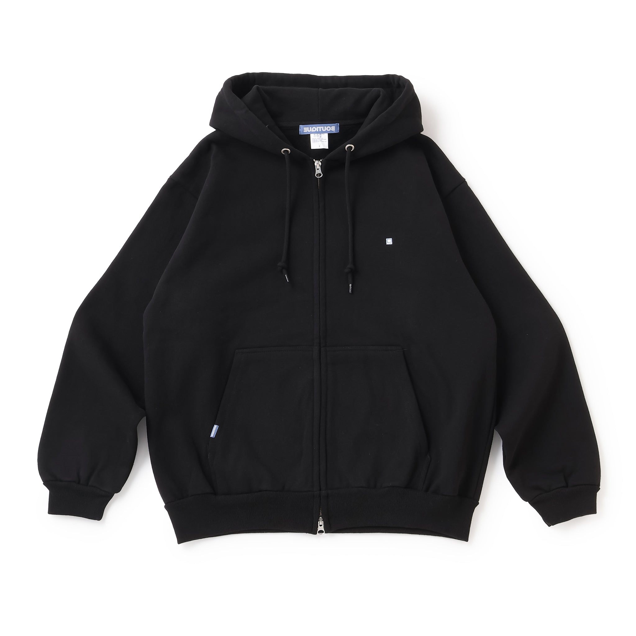 IT'S OUR TINY STORE ZIP UP HOODIE BLACK（イッツアワータイニーストアフルジップアップパーカーブラック）｜ONLINE BOUTIQUE