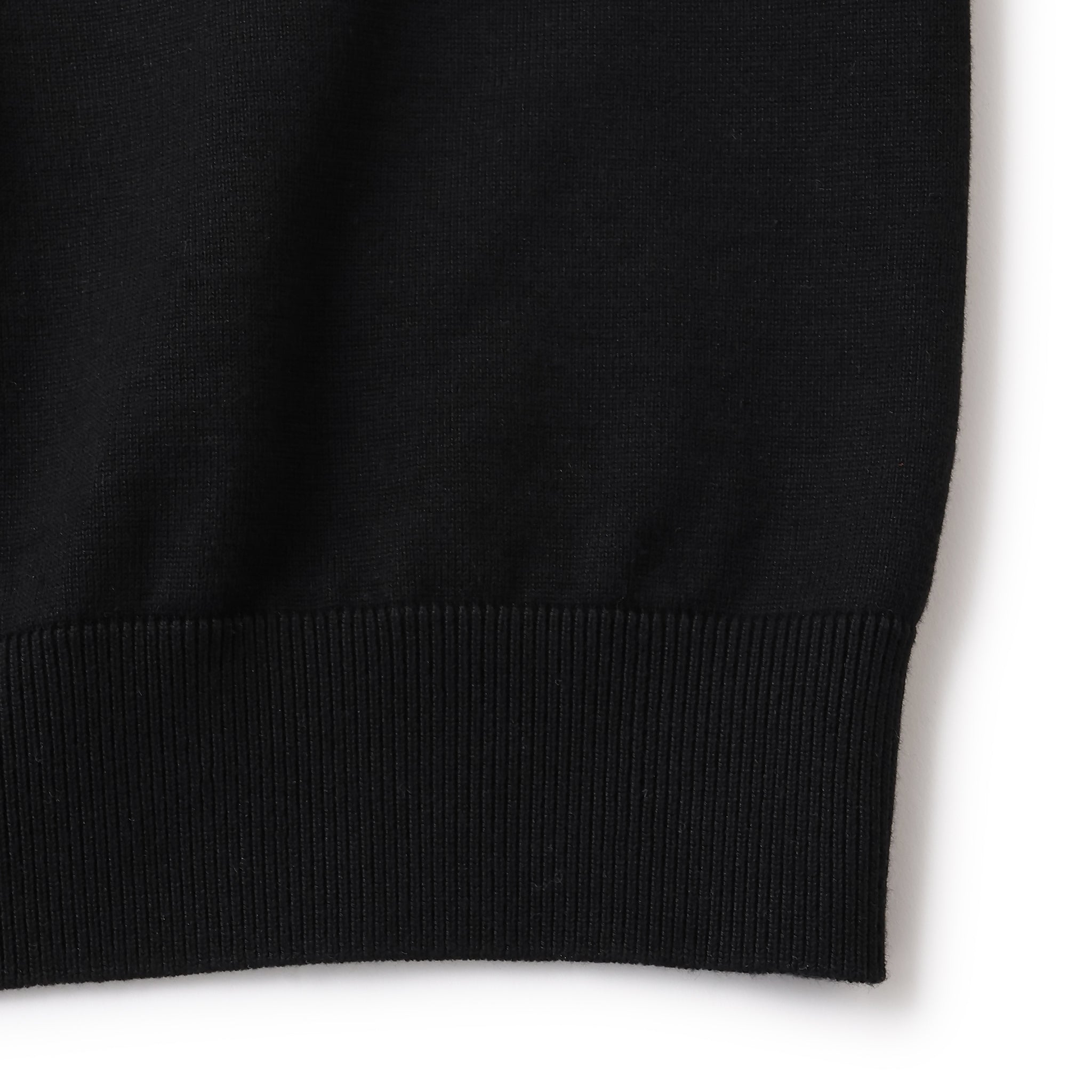 LONG SLEEVE KNIT POLO SHIRT BLACK（ロングスリープニットポロシャツブラック）｜ONLINE BOUTIQUE（オンラインブティック）