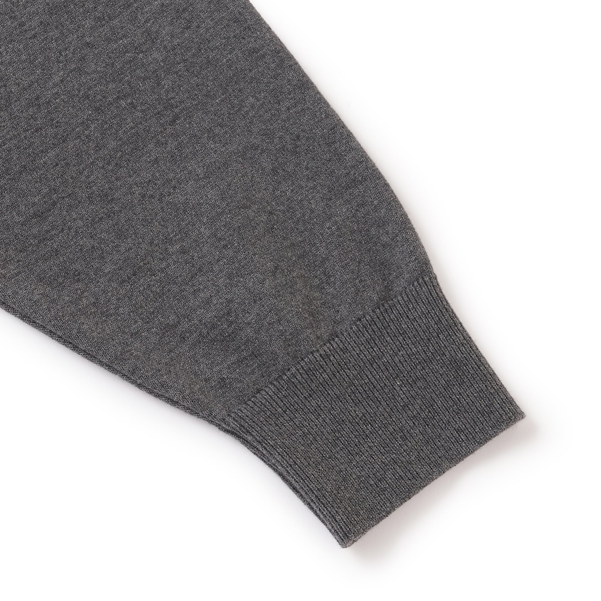 LONG SLEEVE KNIT POLO SHIRT CHARCOAL GRAY（ロングスリーブニットポロシャツチャコールグレー）｜ONLINE BOUTIQUE（オンラインブティック）