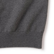 LONG SLEEVE KNIT POLO SHIRT CHARCOAL GRAY（ロングスリーブニットポロシャツチャコールグレー）｜ONLINE BOUTIQUE（オンラインブティック）