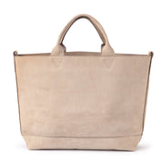 CC22 LEATHER TOTE BAG GLAY