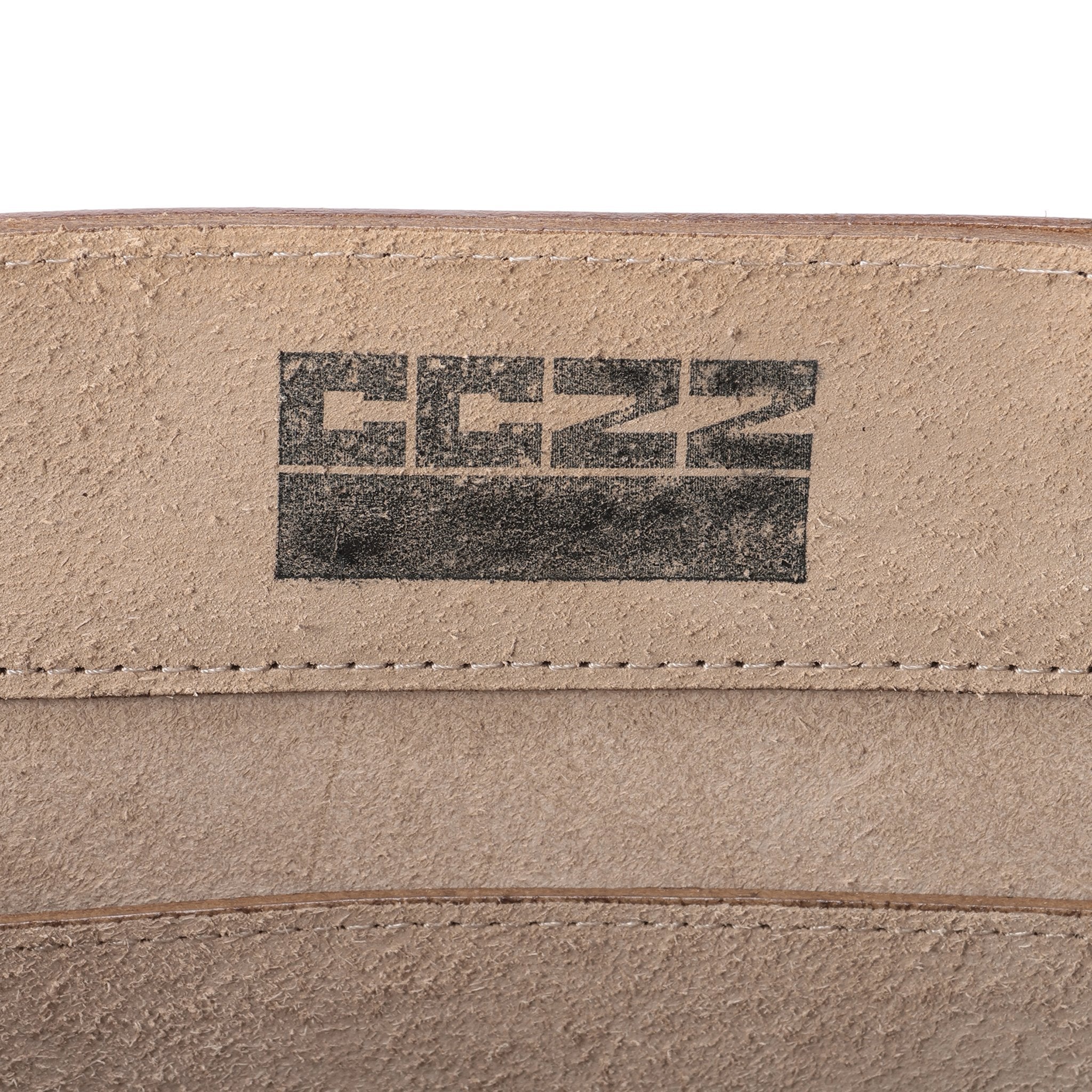 CC22 LEATHER TOTE BAG GLAY