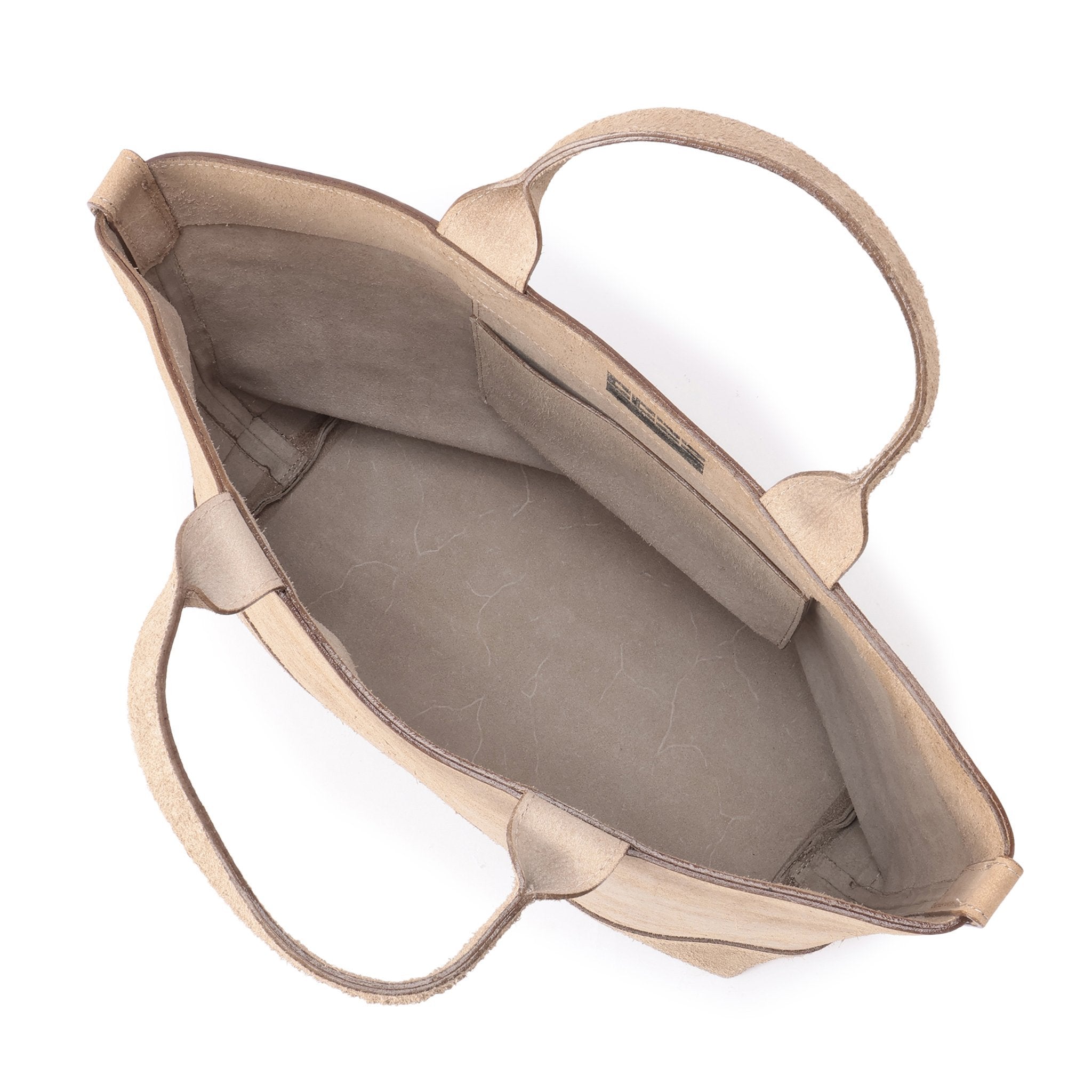 CC22 LEATHER TOTE BAG GLAY