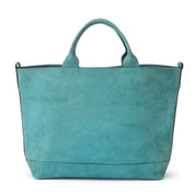 CC22 LEATHER TOTE TURQUOISE