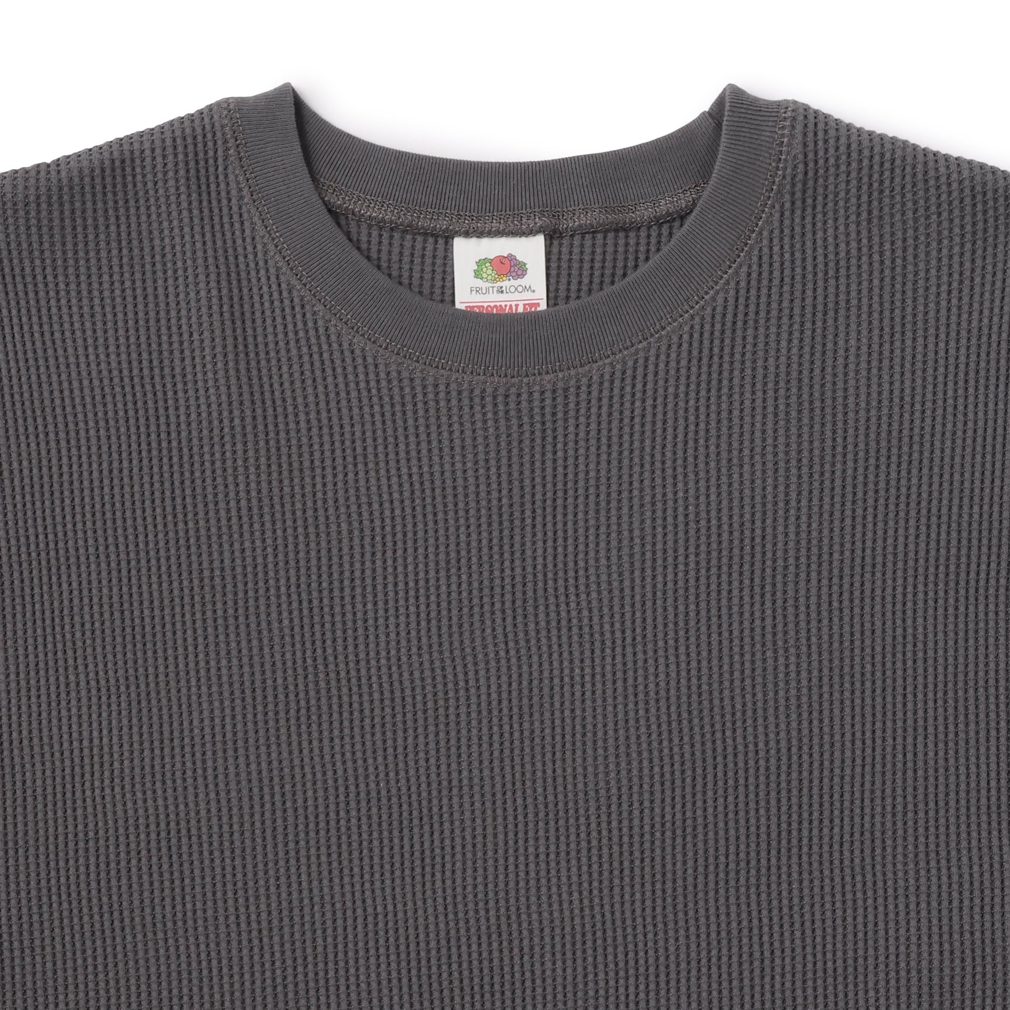 FRUIT OF THE LOOM THERMAL TEE CHARCOAL｜ONLINE BOUTIQUE（オンラインブティック）